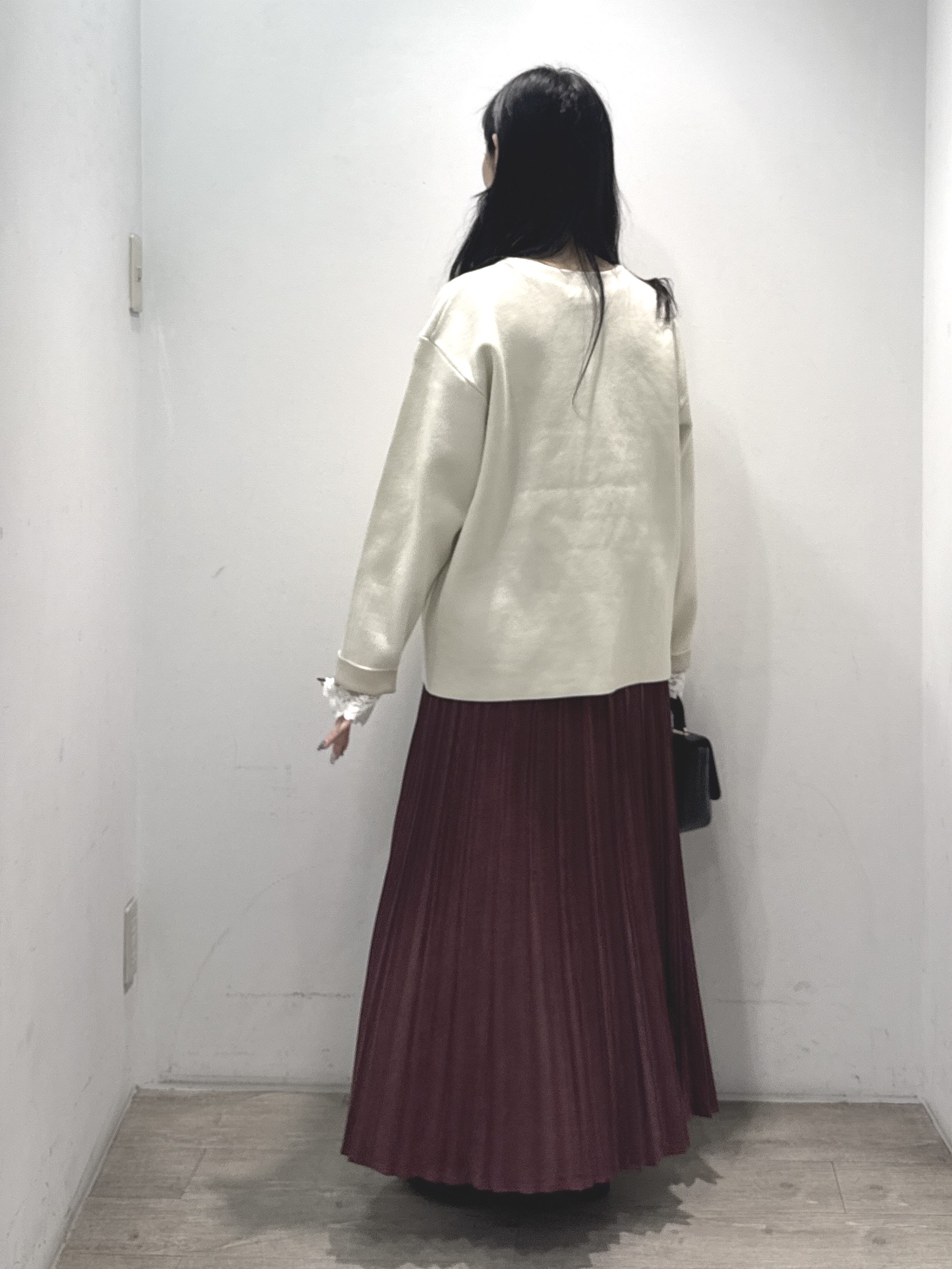 yuicciさんの「OPAQUE.CLIP｜スナップボタン 配色ニットカーディガン【洗濯機OK】」を使ったコーディネート
