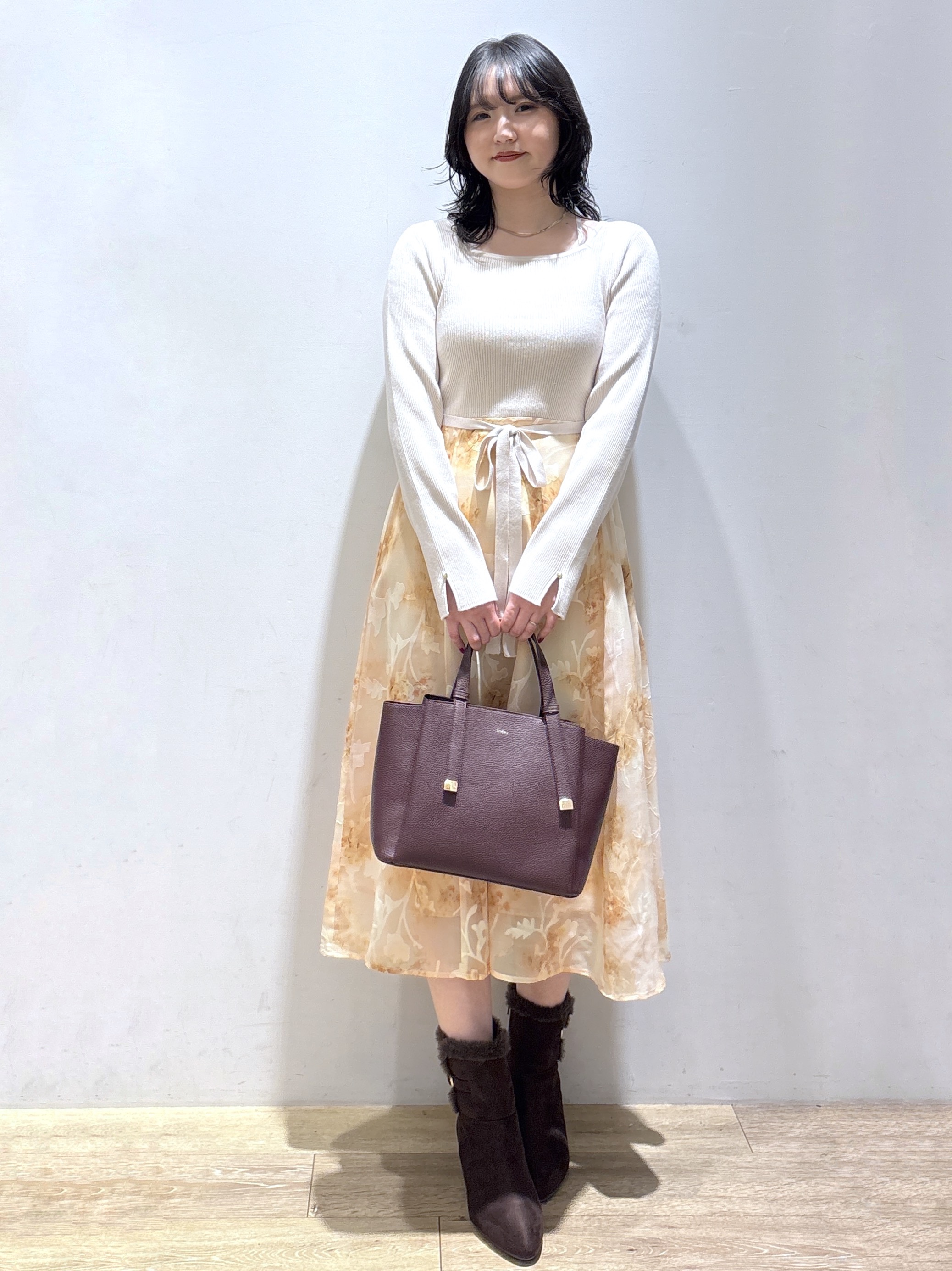 mizukiさんの「index｜【植草美幸先生が指南する好印象スタイル】カシミヤ混ノーカラーショートコート」を使ったコーディネート