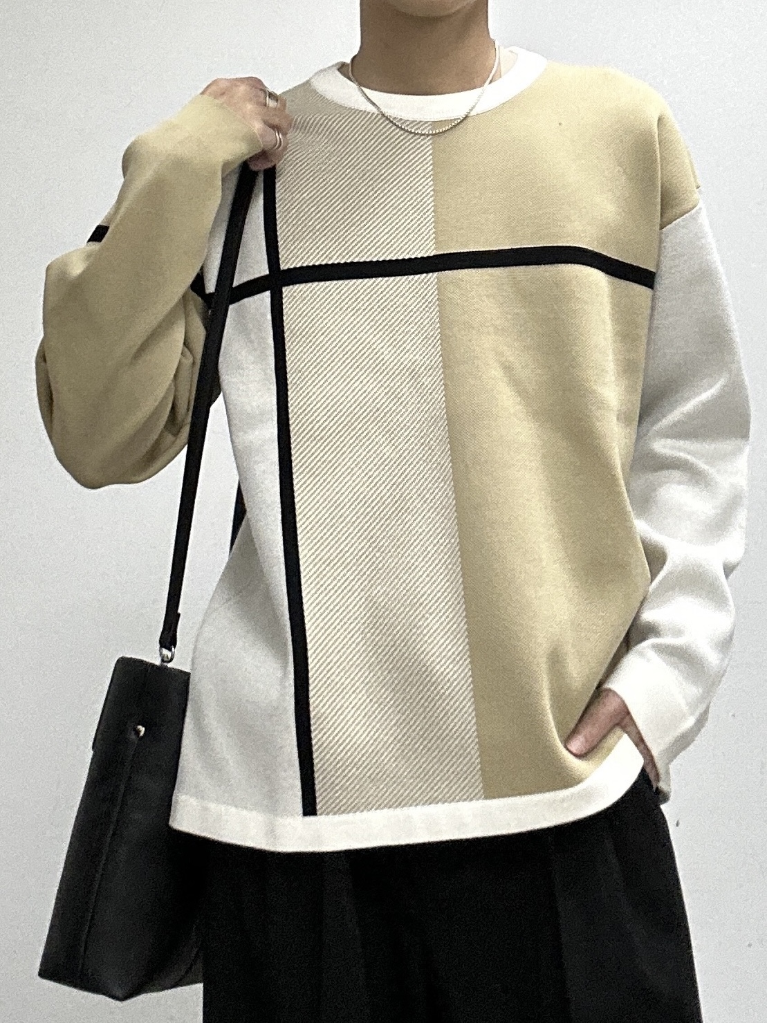 ドイさんの「tk.TAKEO KIKUCHI｜2タックワイドスラックス」を使ったコーディネート