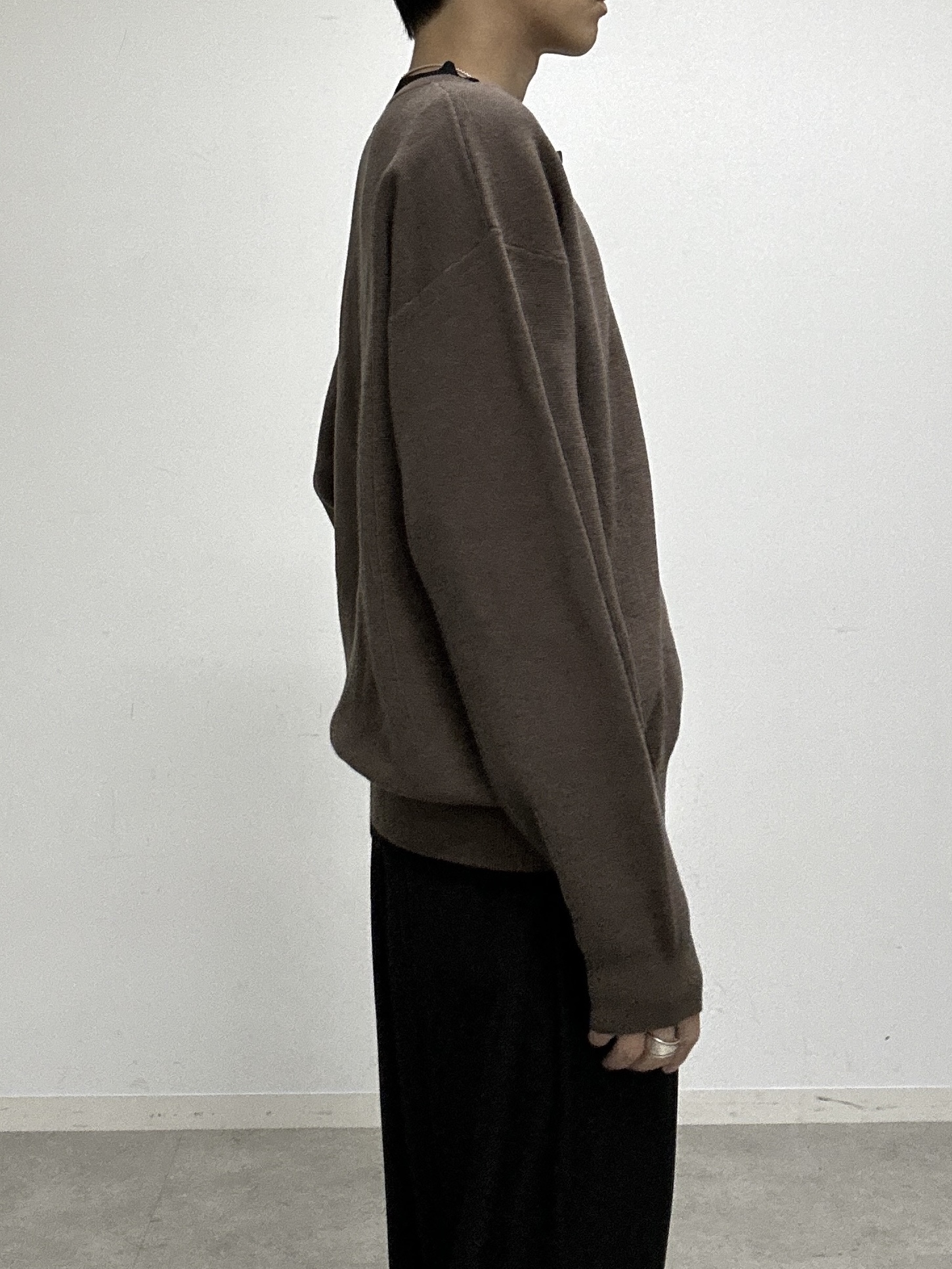 ドイさんの「tk.TAKEO KIKUCHI｜レイヤードヘンリーネックニット」を使ったコーディネート