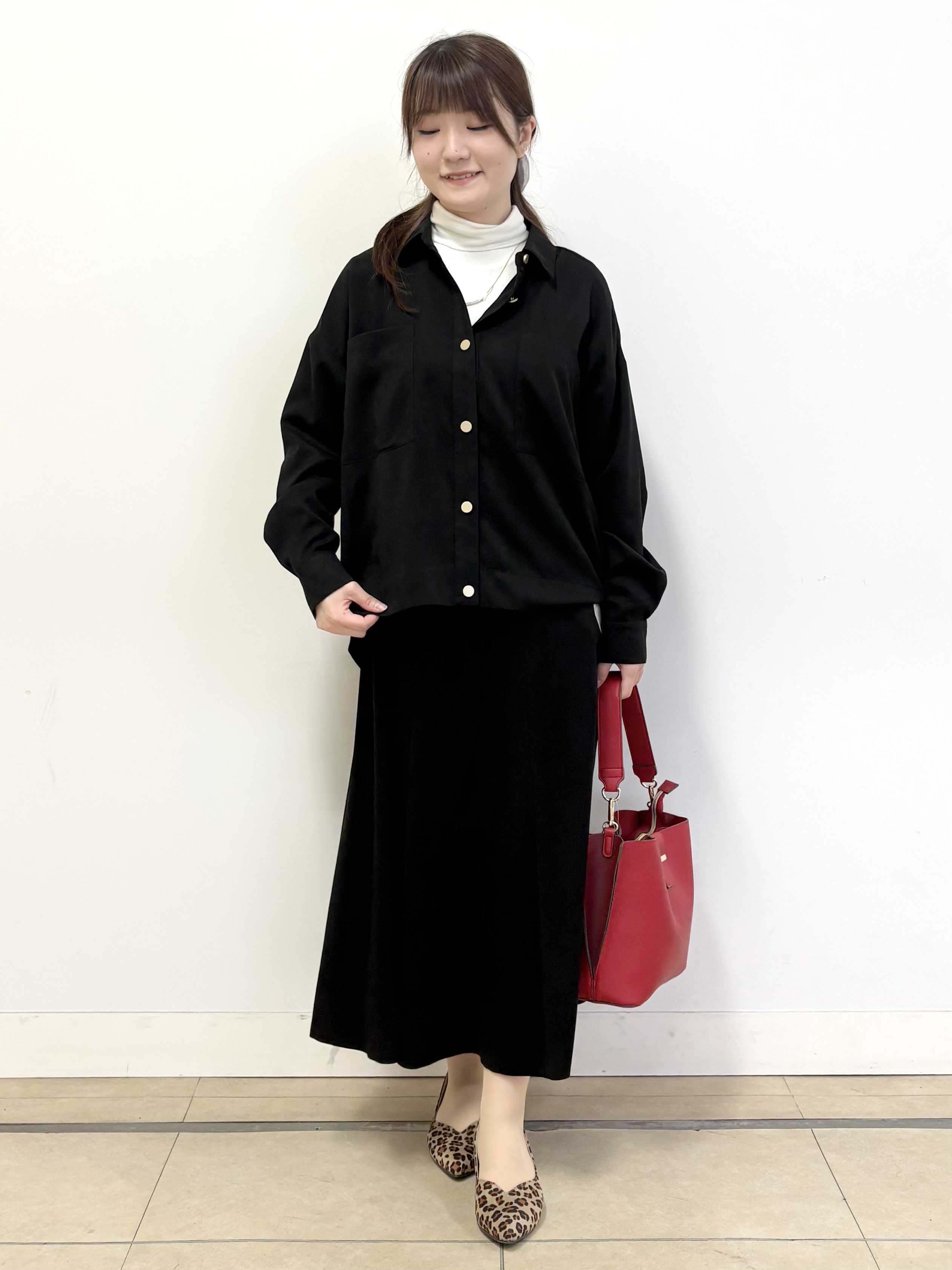 mikiさんの「Reflect｜【羽織◎】スエード調シャツ」を使ったコーディネート