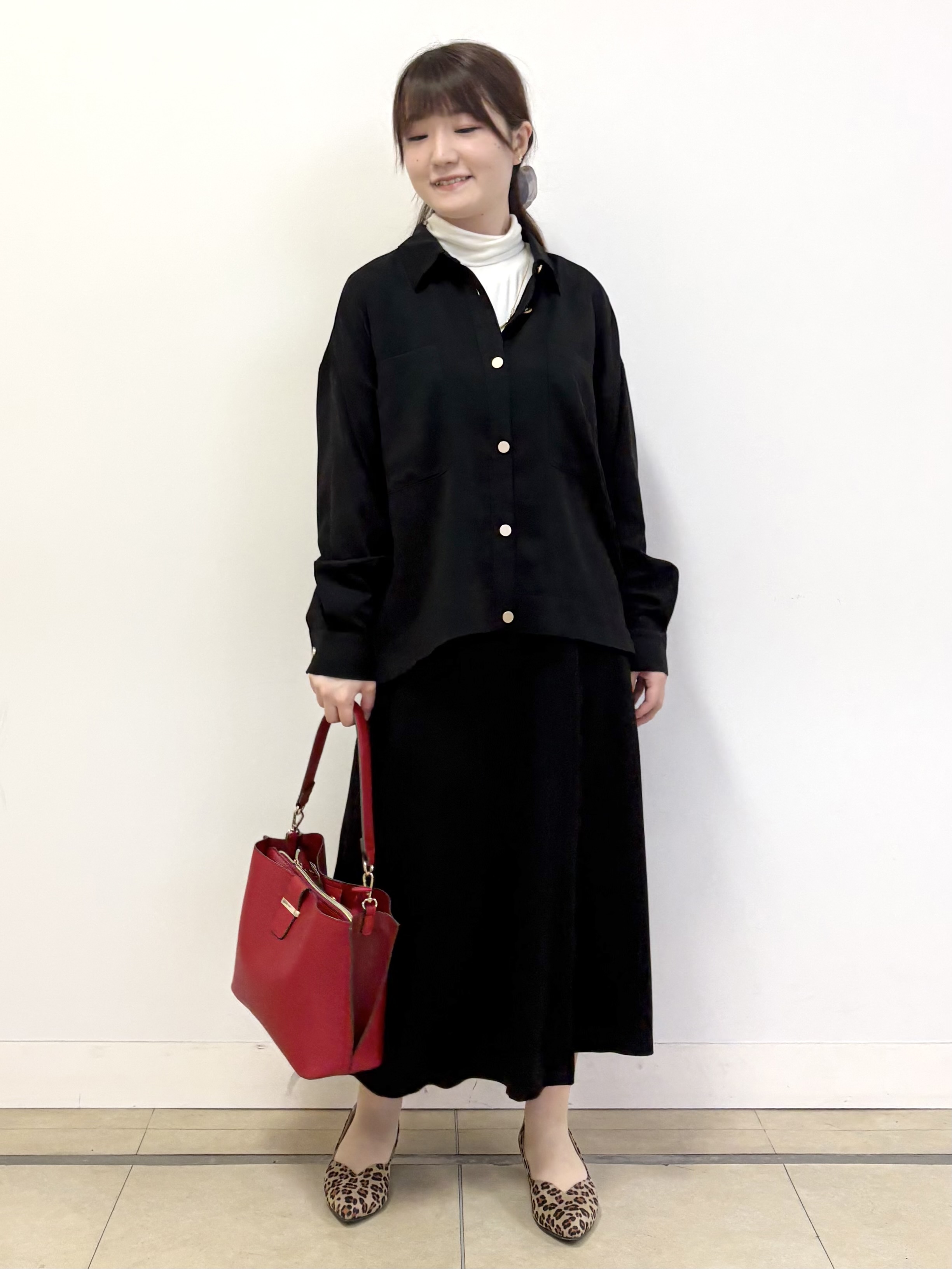 mikiさんの「Reflect｜【羽織◎】スエード調シャツ」を使ったコーディネート