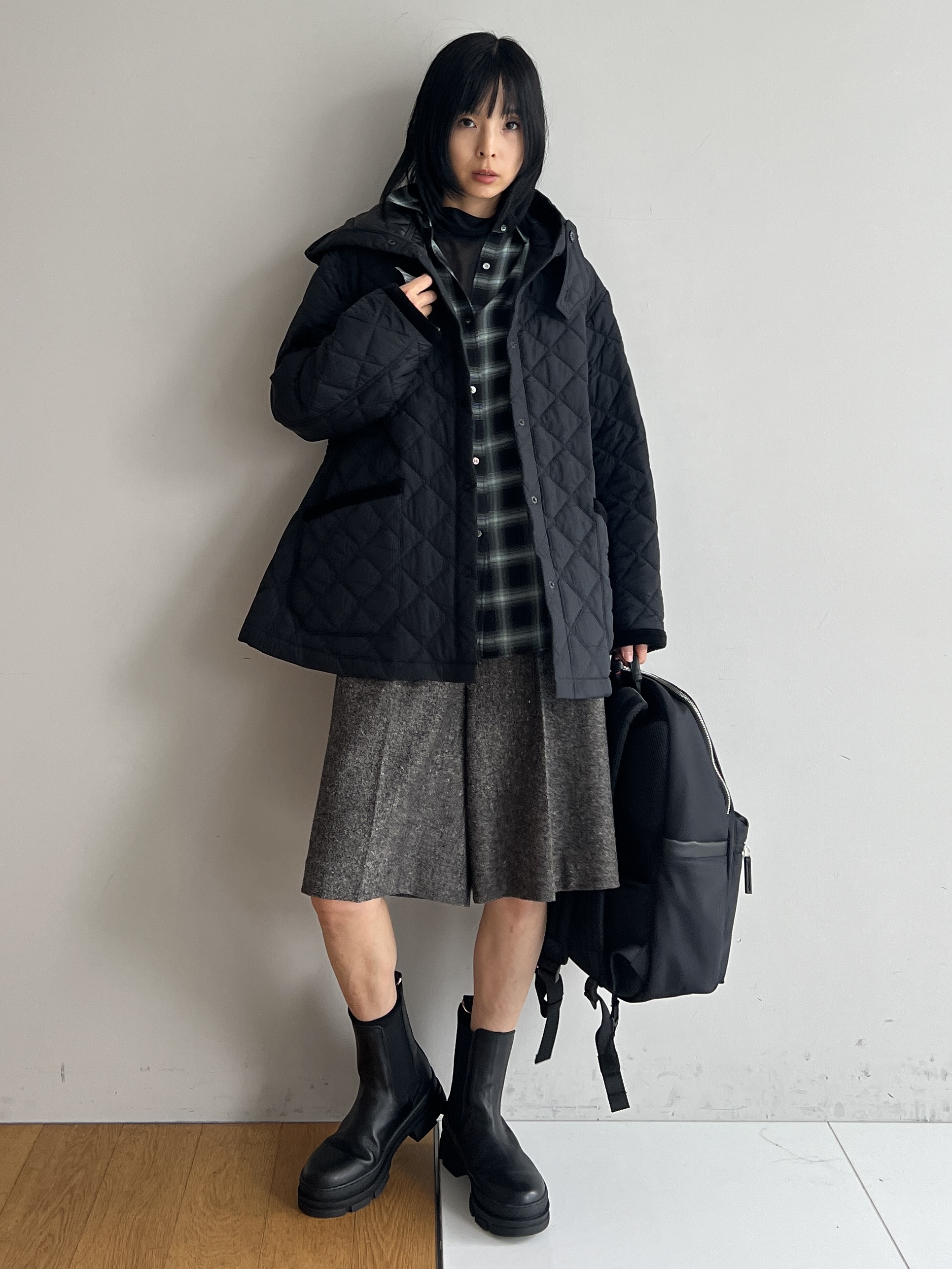 misaさんの「DRESSTERIOR｜【再入荷/荷重軽減】サスペンションマルチポケットリュック」を使ったコーディネート
