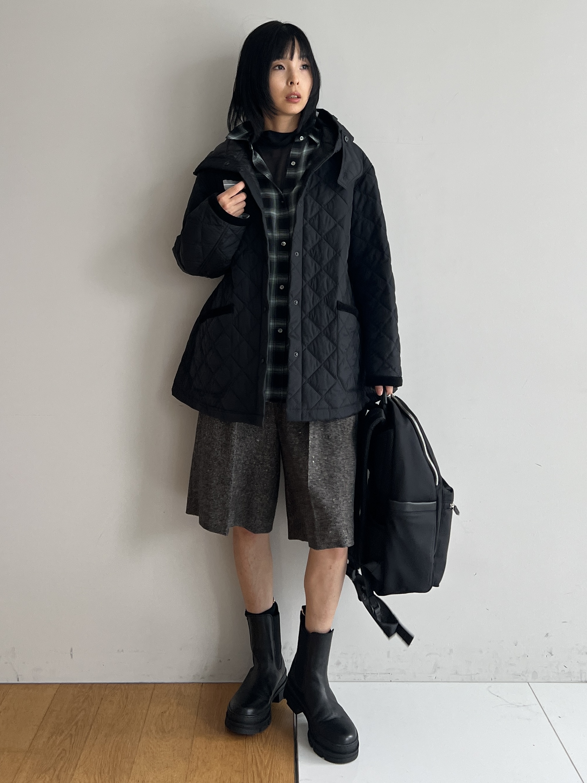 misaさんの「DRESSTERIOR｜【再入荷/荷重軽減】サスペンションマルチポケットリュック」を使ったコーディネート