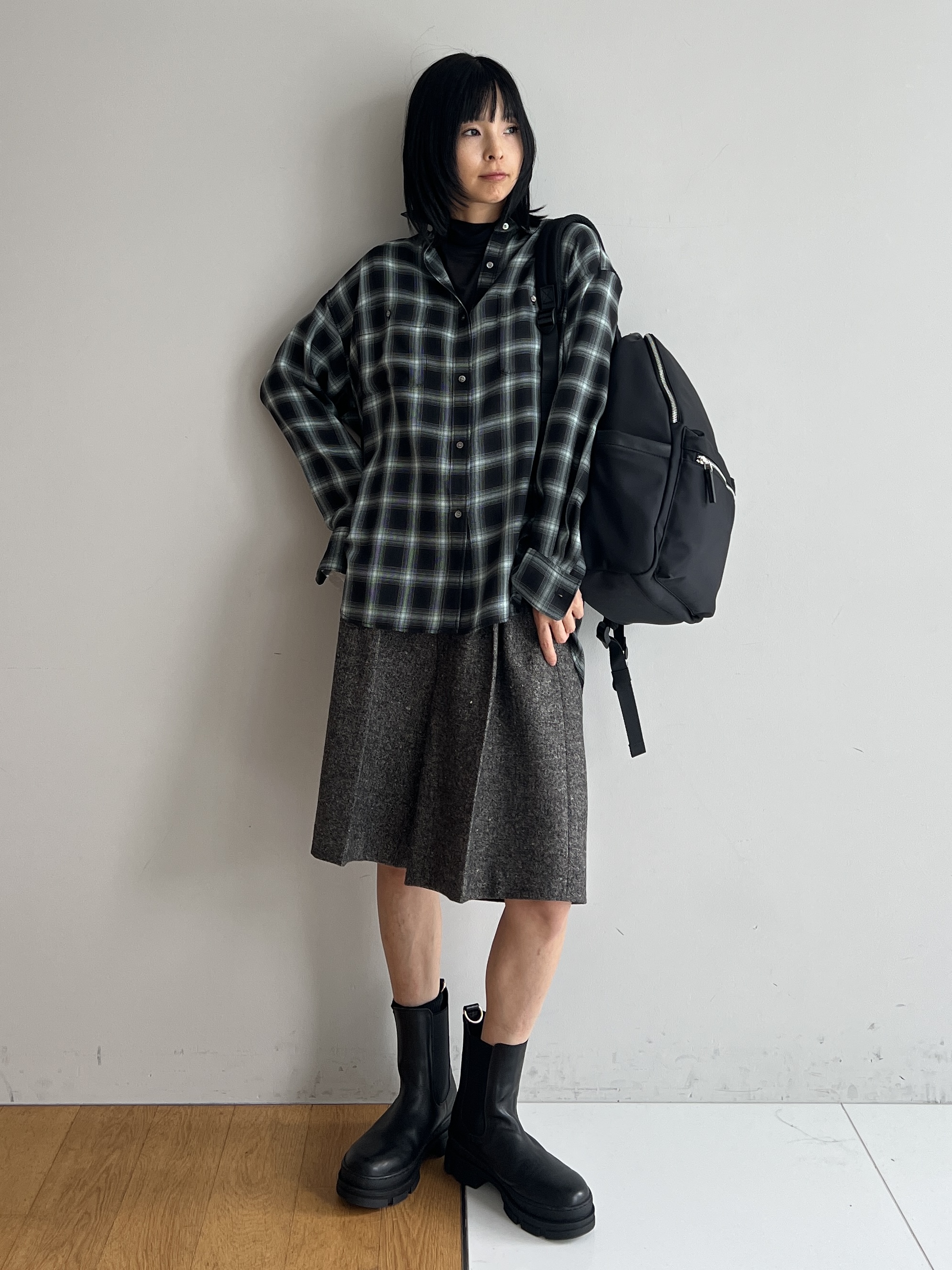 misaさんの「DRESSTERIOR｜【再入荷/荷重軽減】サスペンションマルチポケットリュック」を使ったコーディネート