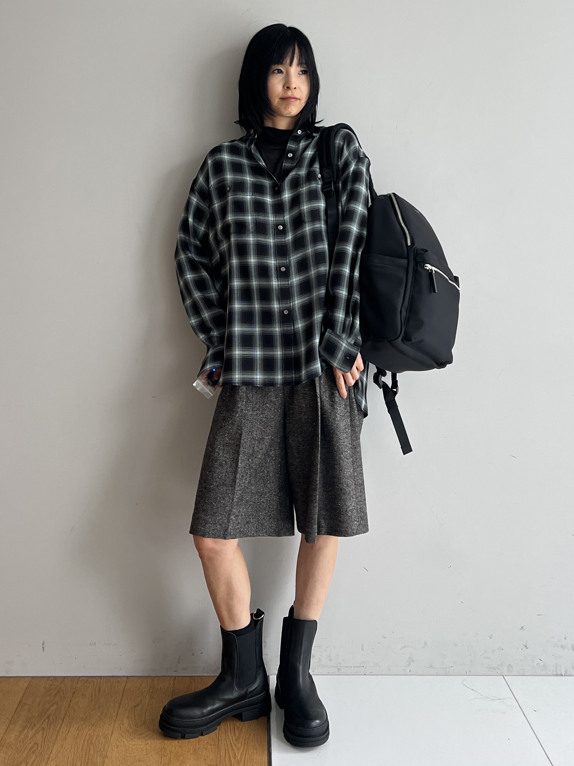 misaさんの「DRESSTERIOR｜【再入荷/荷重軽減】サスペンションマルチポケットリュック」を使ったコーディネート