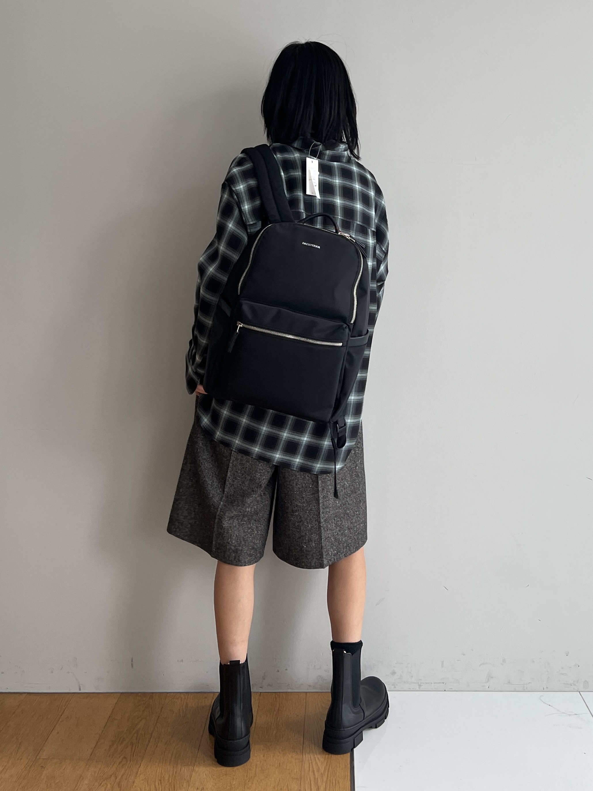 misaさんの「DRESSTERIOR｜【再入荷/荷重軽減】サスペンションマルチポケットリュック」を使ったコーディネート