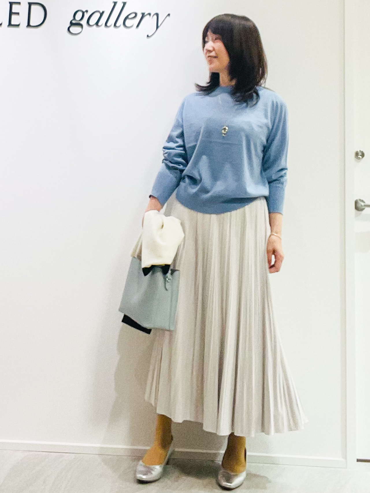 めいさんの「UNTITLED｜【アンサンブル可/ジャケットライク】モールラインカーディガン」を使ったコーディネート