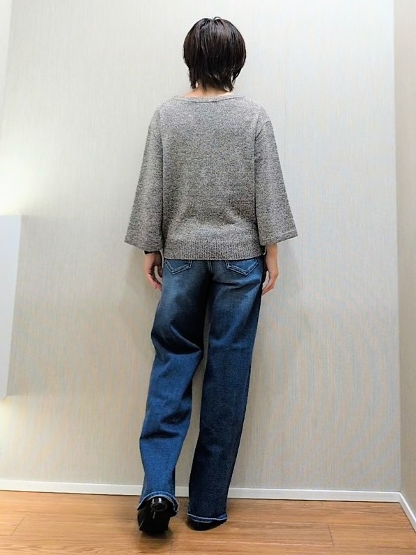 ミズタさんの「UNTITLED｜【アンサンブル可/手洗い可】杢調プルオーバーニット」を使ったコーディネート