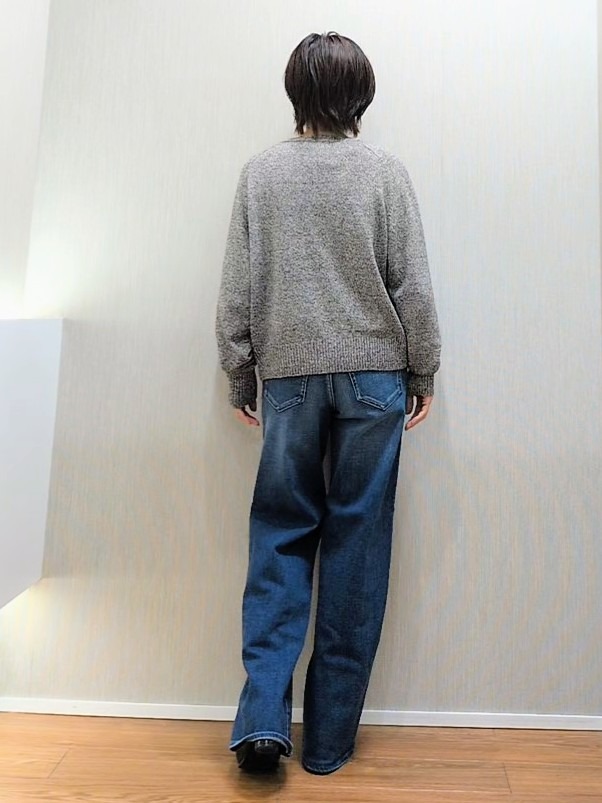 ミズタさんの「UNTITLED｜【アンサンブル可/手洗い可】杢調プルオーバーニット」を使ったコーディネート
