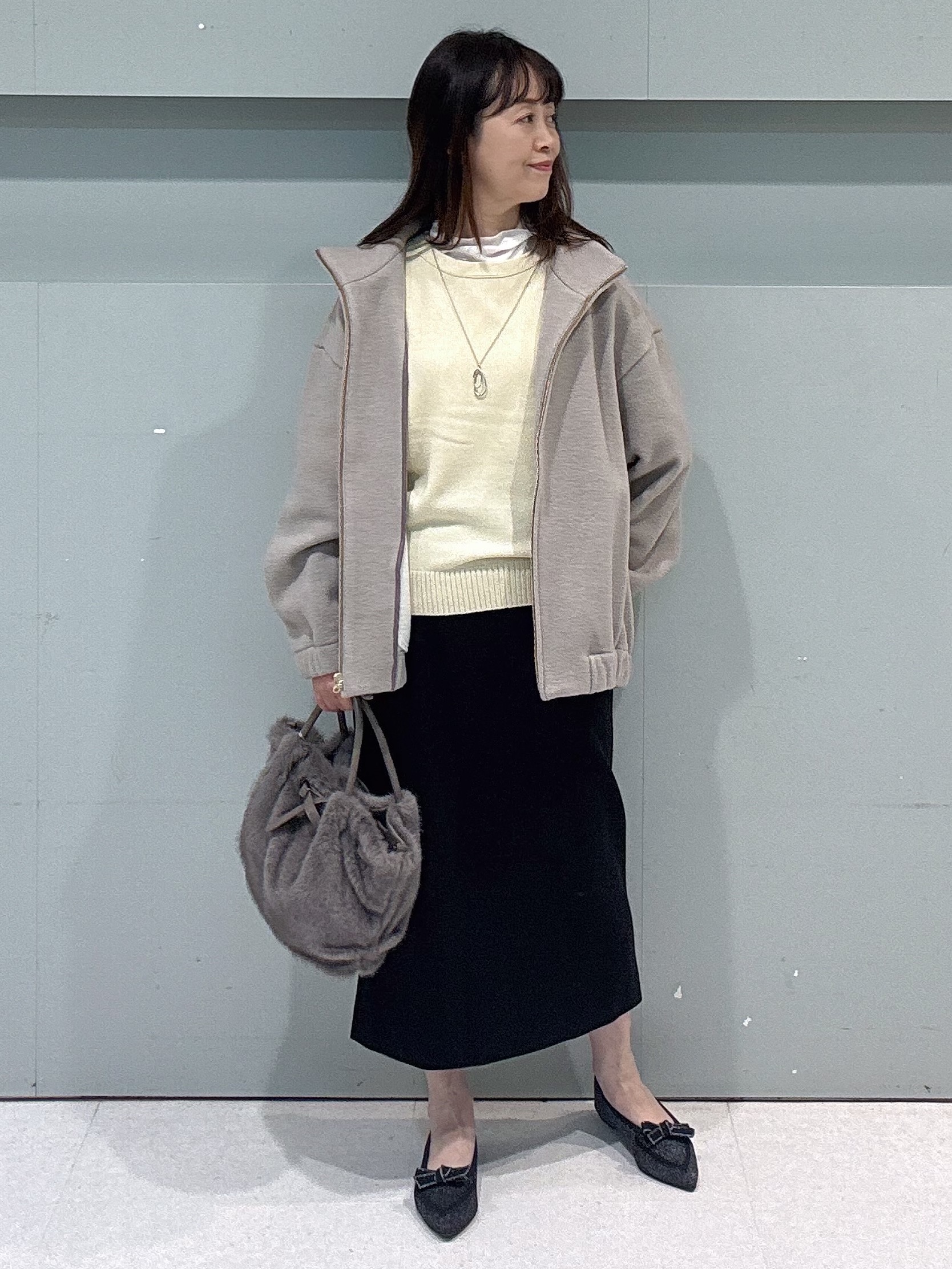 makiさんの「UNTITLED｜【軽アウター/きれいめスポーティ】スタンドカラージップコート」を使ったコーディネート