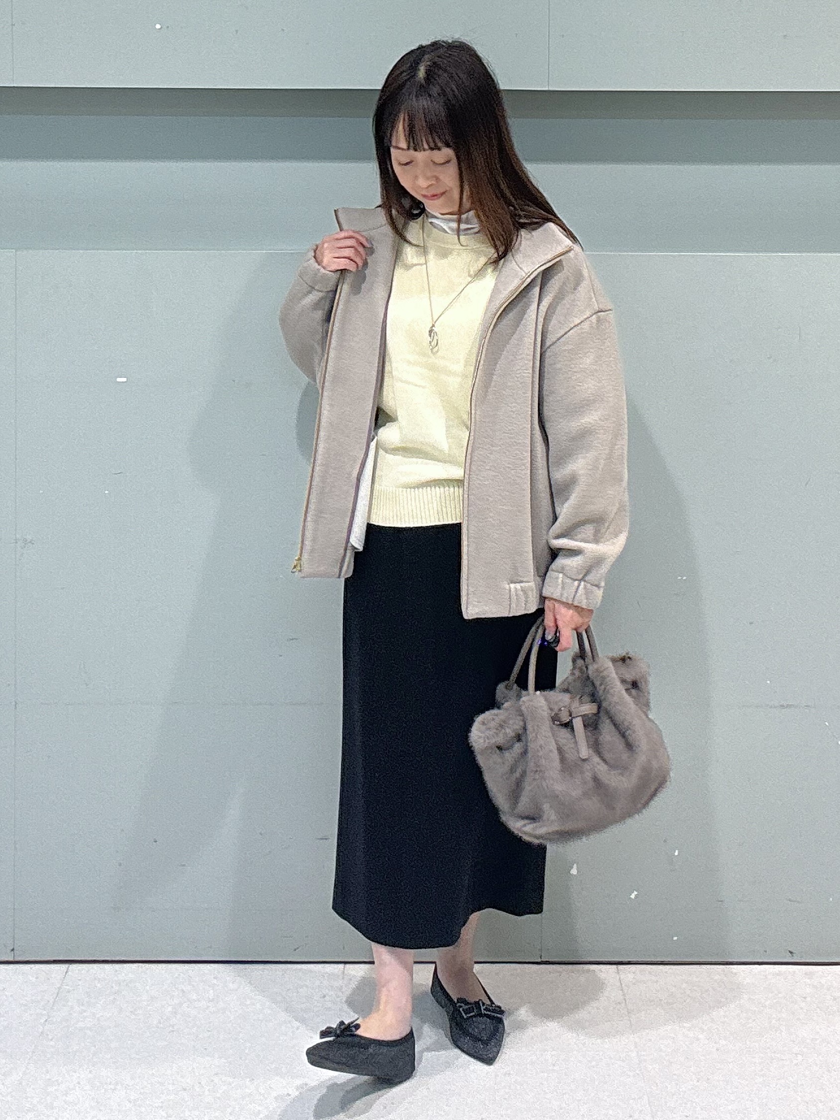 makiさんの「UNTITLED｜【軽アウター/きれいめスポーティ】スタンドカラージップコート」を使ったコーディネート