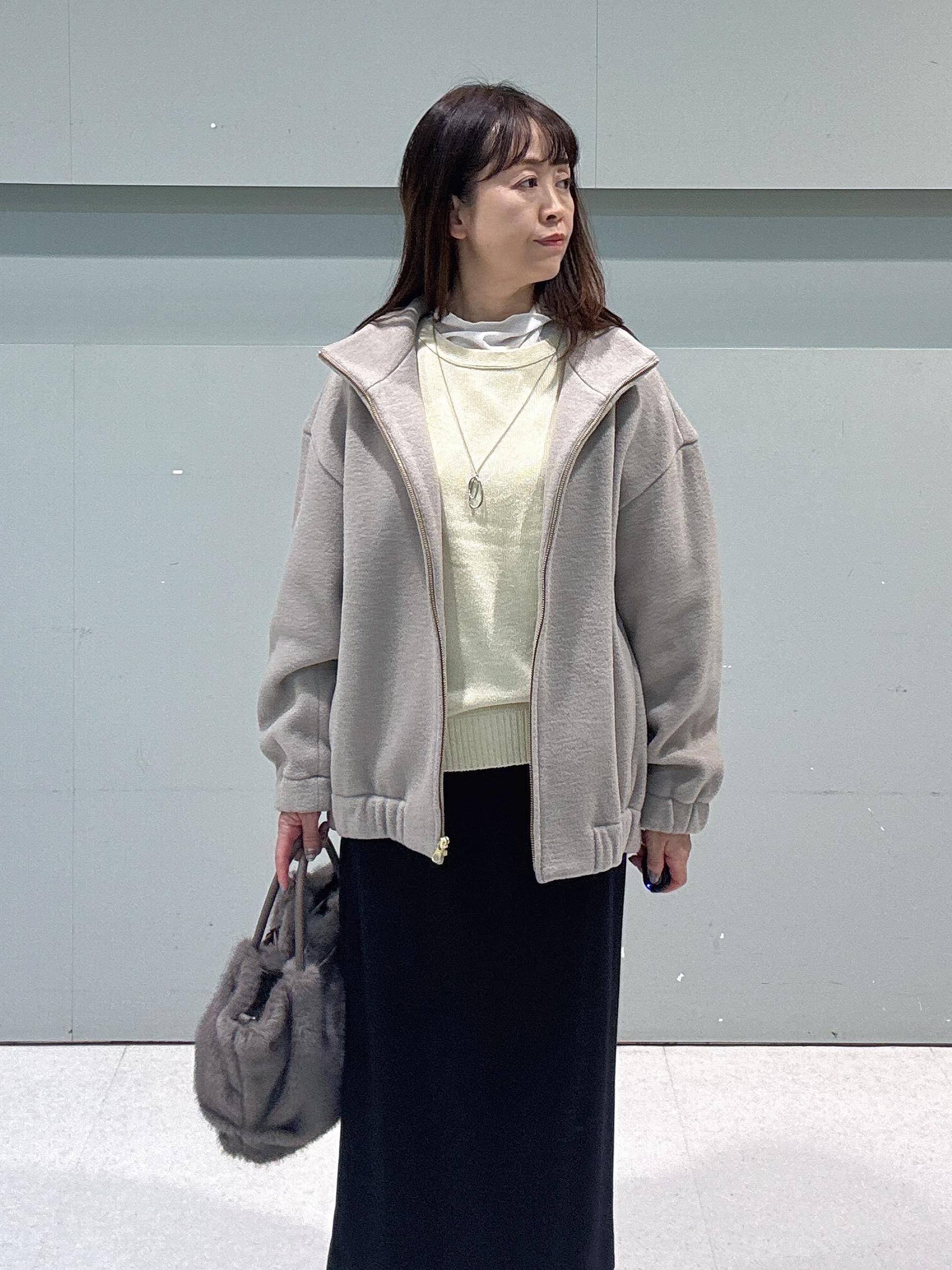 makiさんの「UNTITLED｜【軽アウター/きれいめスポーティ】スタンドカラージップコート」を使ったコーディネート
