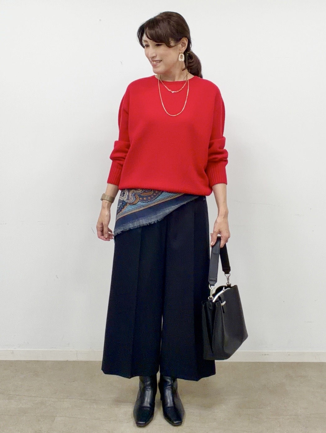 ayaさんの「Reflect｜2連チェーンネックレス」を使ったコーディネート