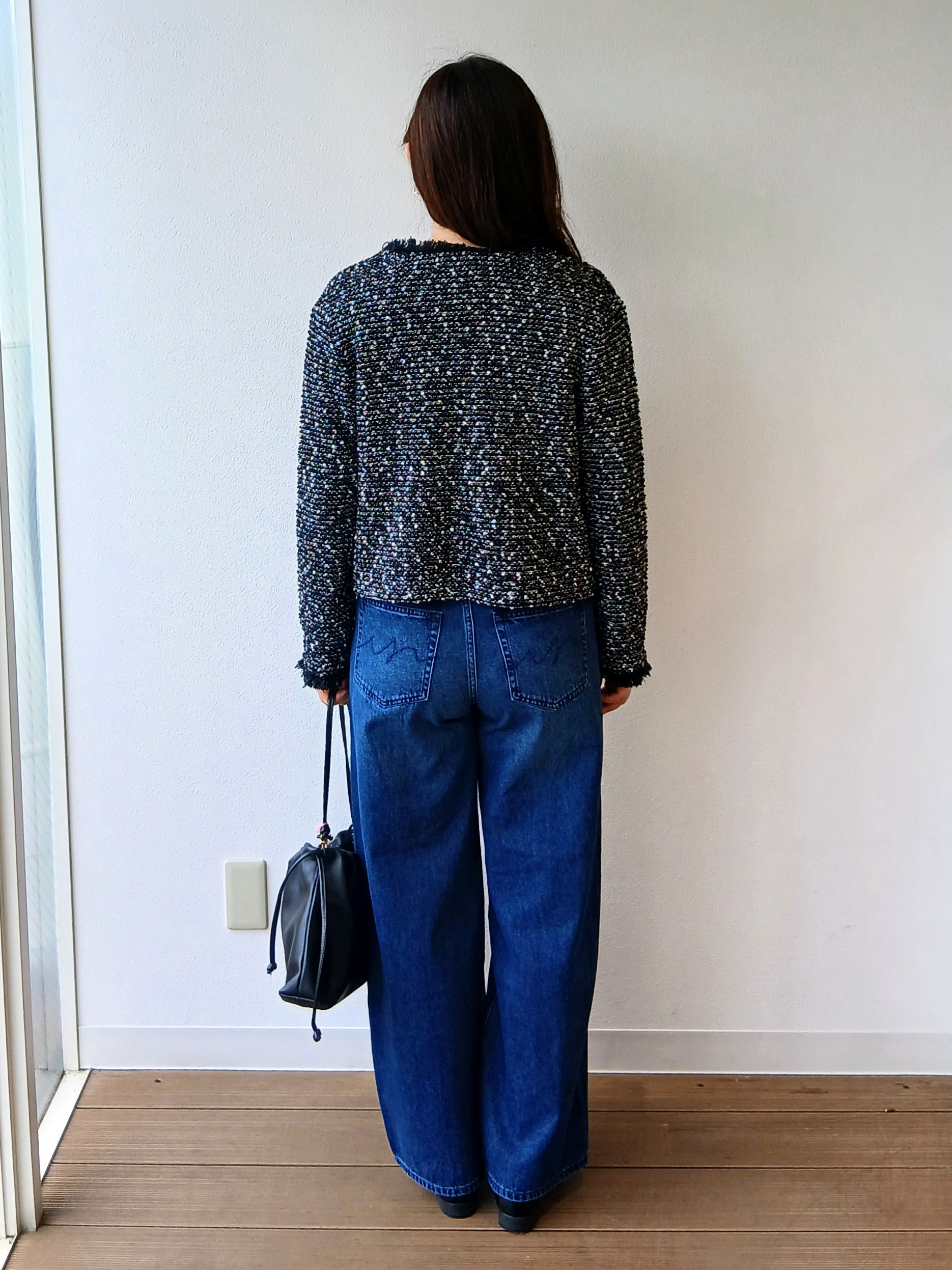 なみきさんの「UNTITLED｜【ジャケットライク/秋羽織り】ファンシーヤーンツイードニットカーディガン」を使ったコーディネート