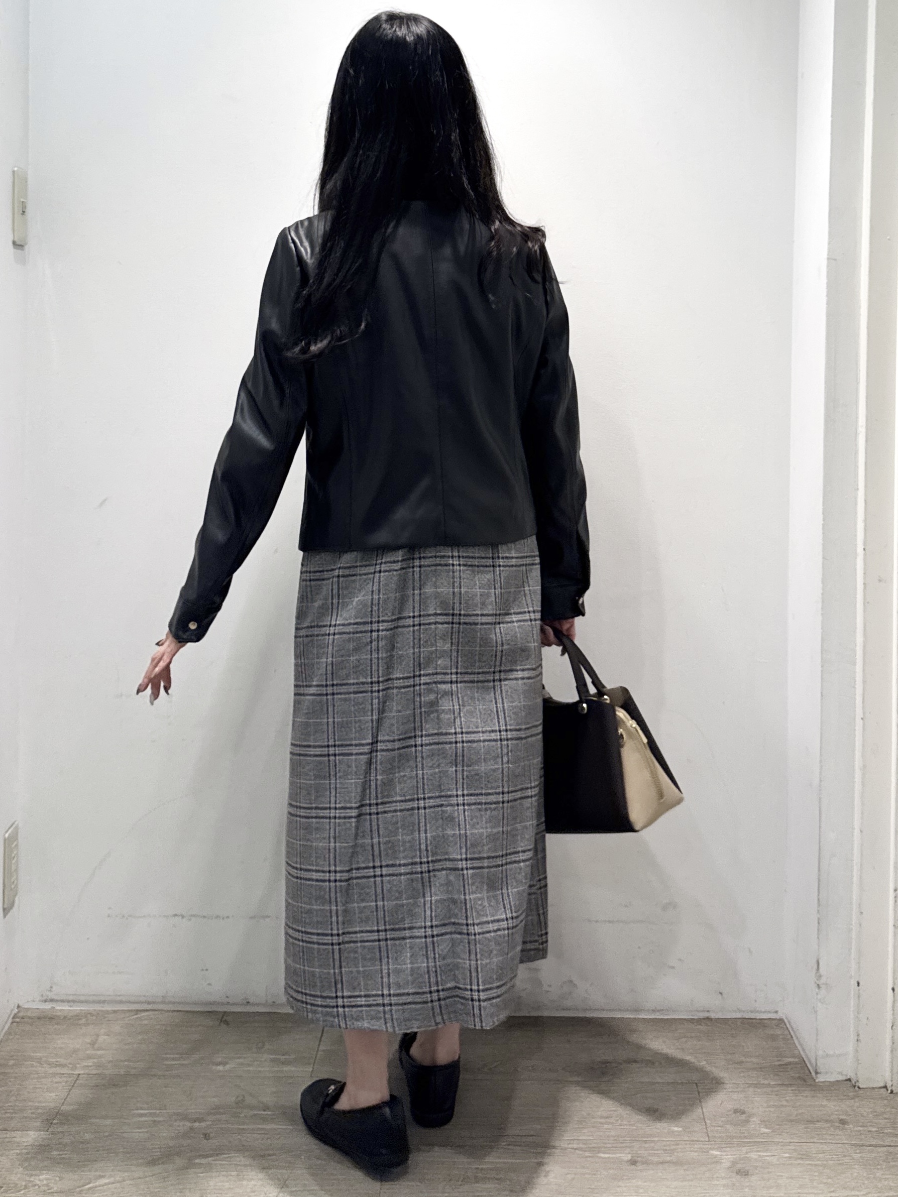 yuicciさんの「OPAQUE.CLIP｜カシミヤタッチハイネックニット【洗濯機OK／抗ピリング】」を使ったコーディネート