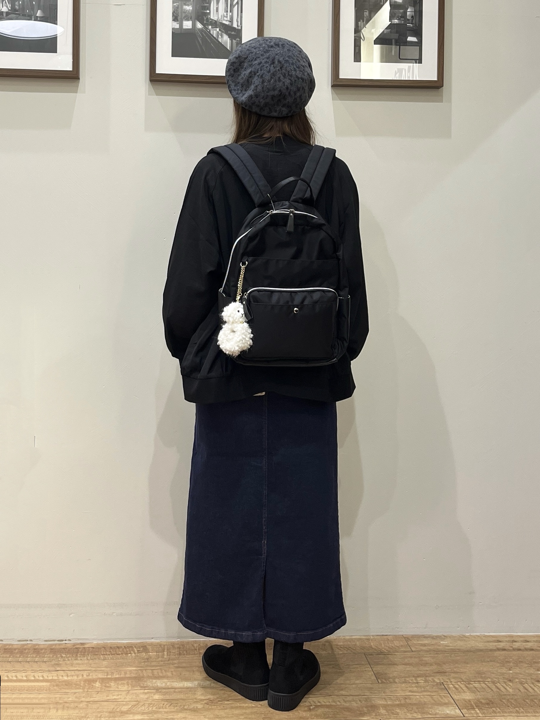 まつみさんの「SHOO･LA･RUE｜【S-LL】洗濯後しわになりにくい さっと羽織れる麻調ブルゾン」を使ったコーディネート