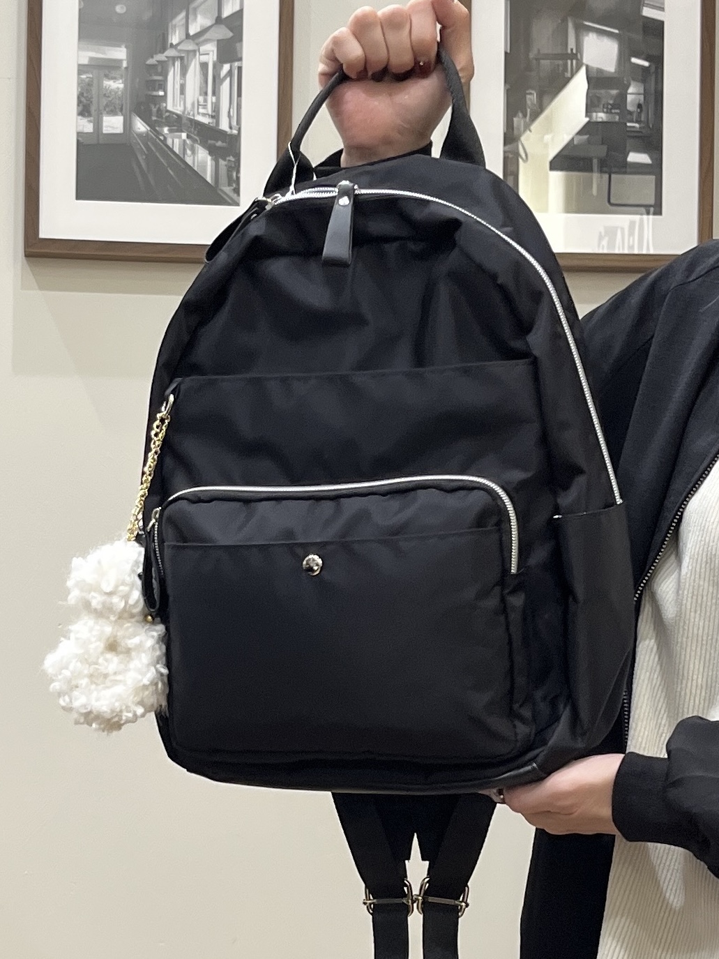 まつみさんの「SHOO･LA･RUE｜【S-LL】洗濯後しわになりにくい さっと羽織れる麻調ブルゾン」を使ったコーディネート