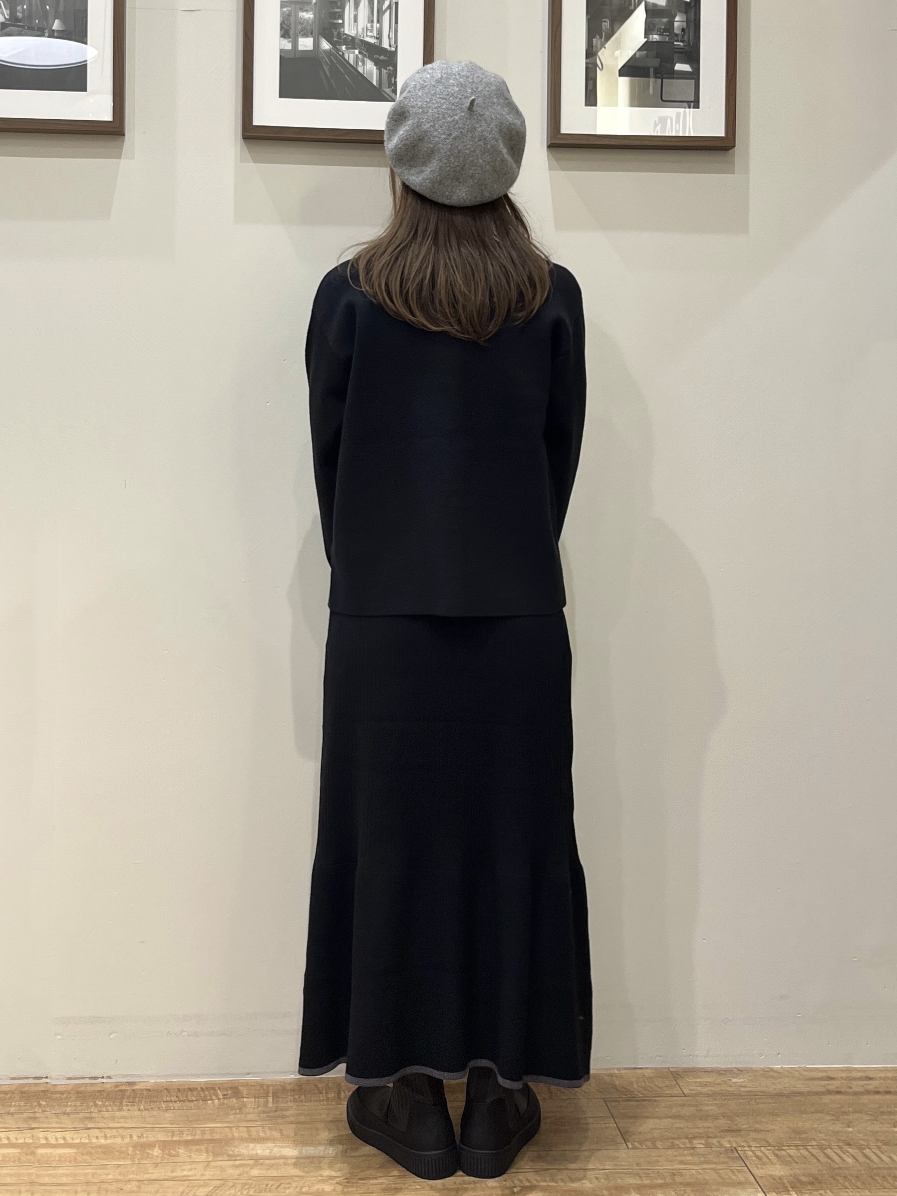 まつみさんの「SHOO･LA･RUE｜【S-LL/洗濯機可/静電気防止】もちもち配色ダブルフェイスカーディガン」を使ったコーディネート