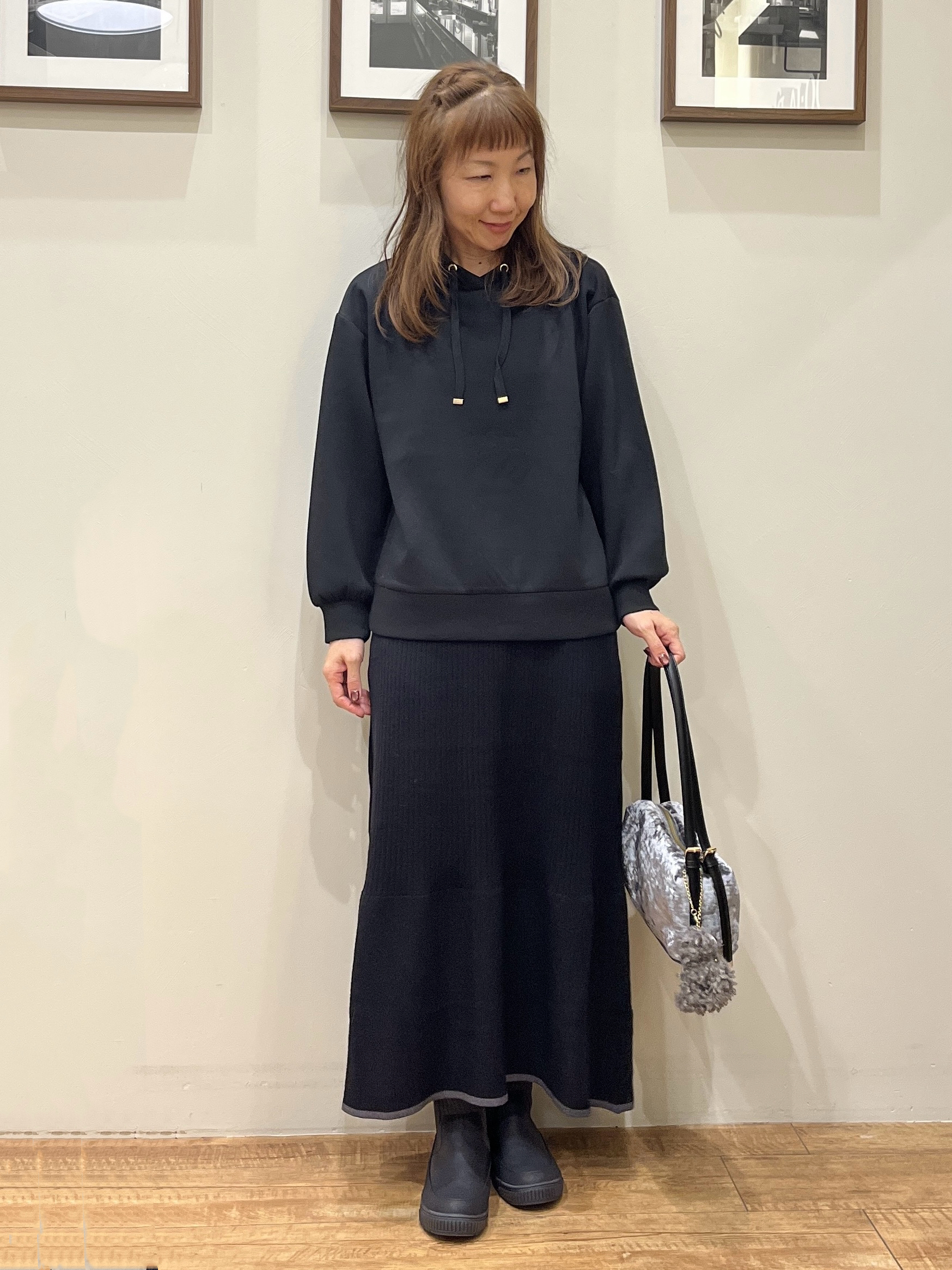まつみさんの「SHOO･LA･RUE｜【洗濯機可/撥水/マルチWAY】ファーライナー付き 毎日欲張りマンパ」を使ったコーディネート