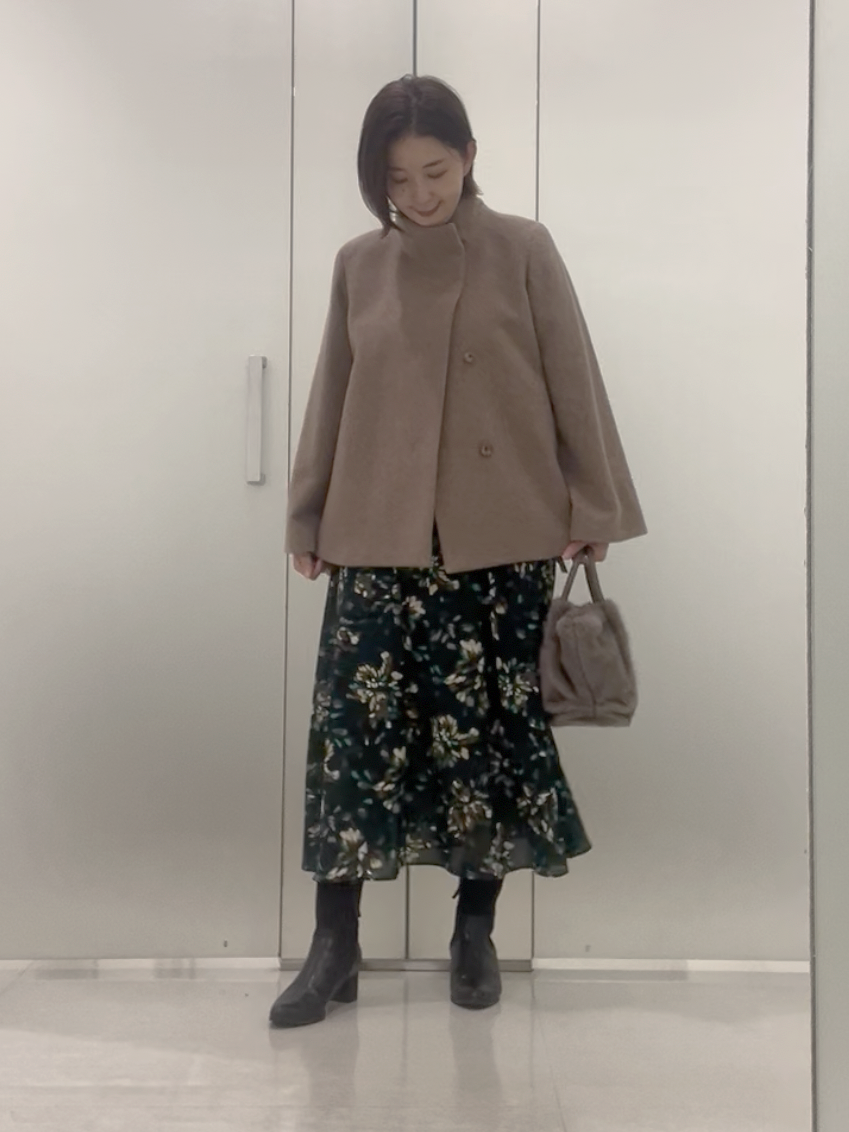 まどかさんの「UNTITLED｜【軽アウター/ウール100】ウールショートコート」を使ったコーディネート