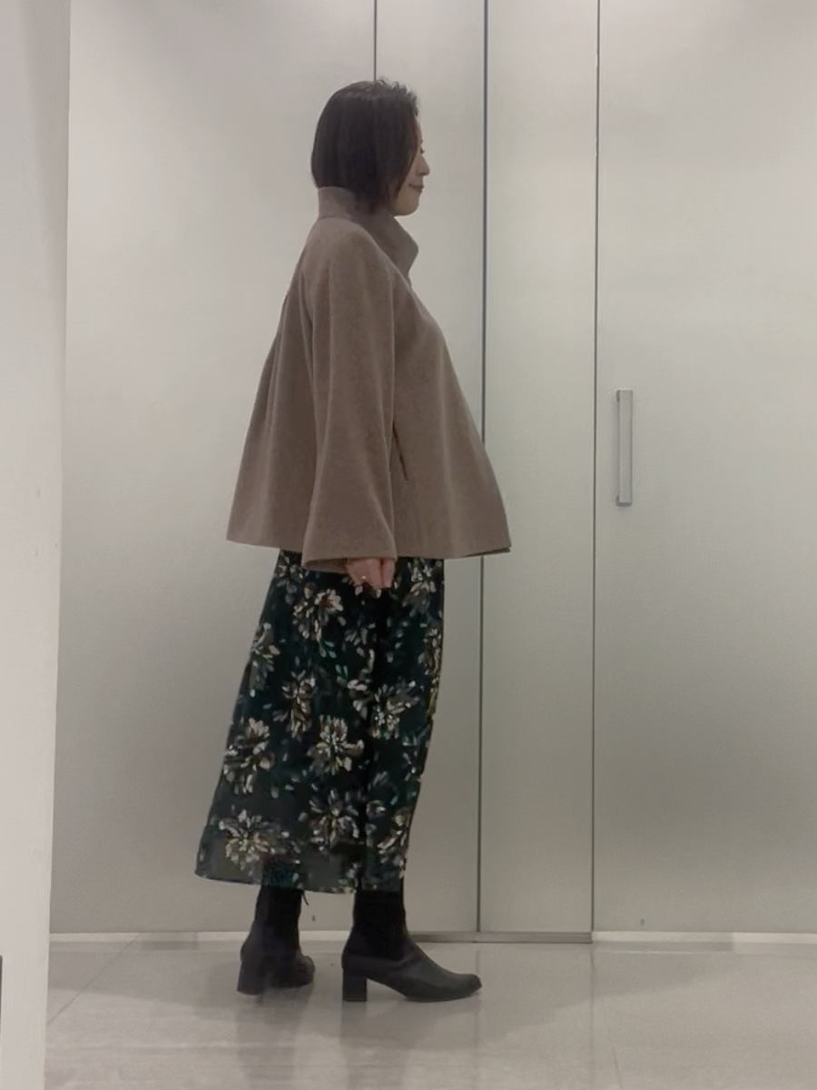 まどかさんの「UNTITLED｜【軽アウター/ウール100】ウールショートコート」を使ったコーディネート