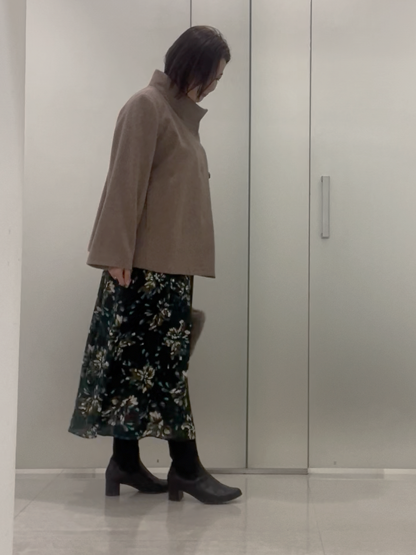 まどかさんの「UNTITLED｜【軽アウター/ウール100】ウールショートコート」を使ったコーディネート