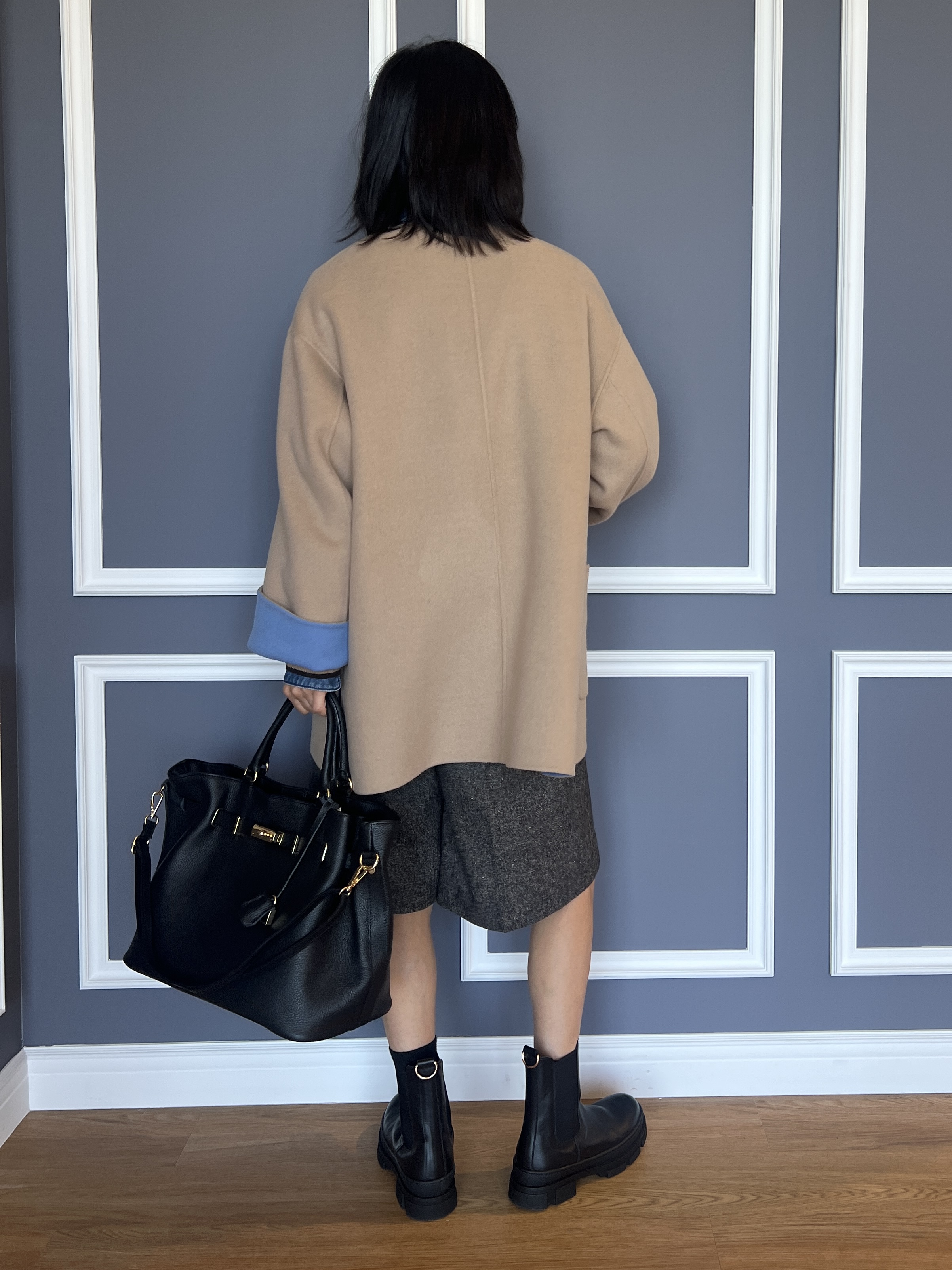 misaさんの「DRESSTERIOR｜【セットアップ可】ネップツイードバミューダパンツ」を使ったコーディネート