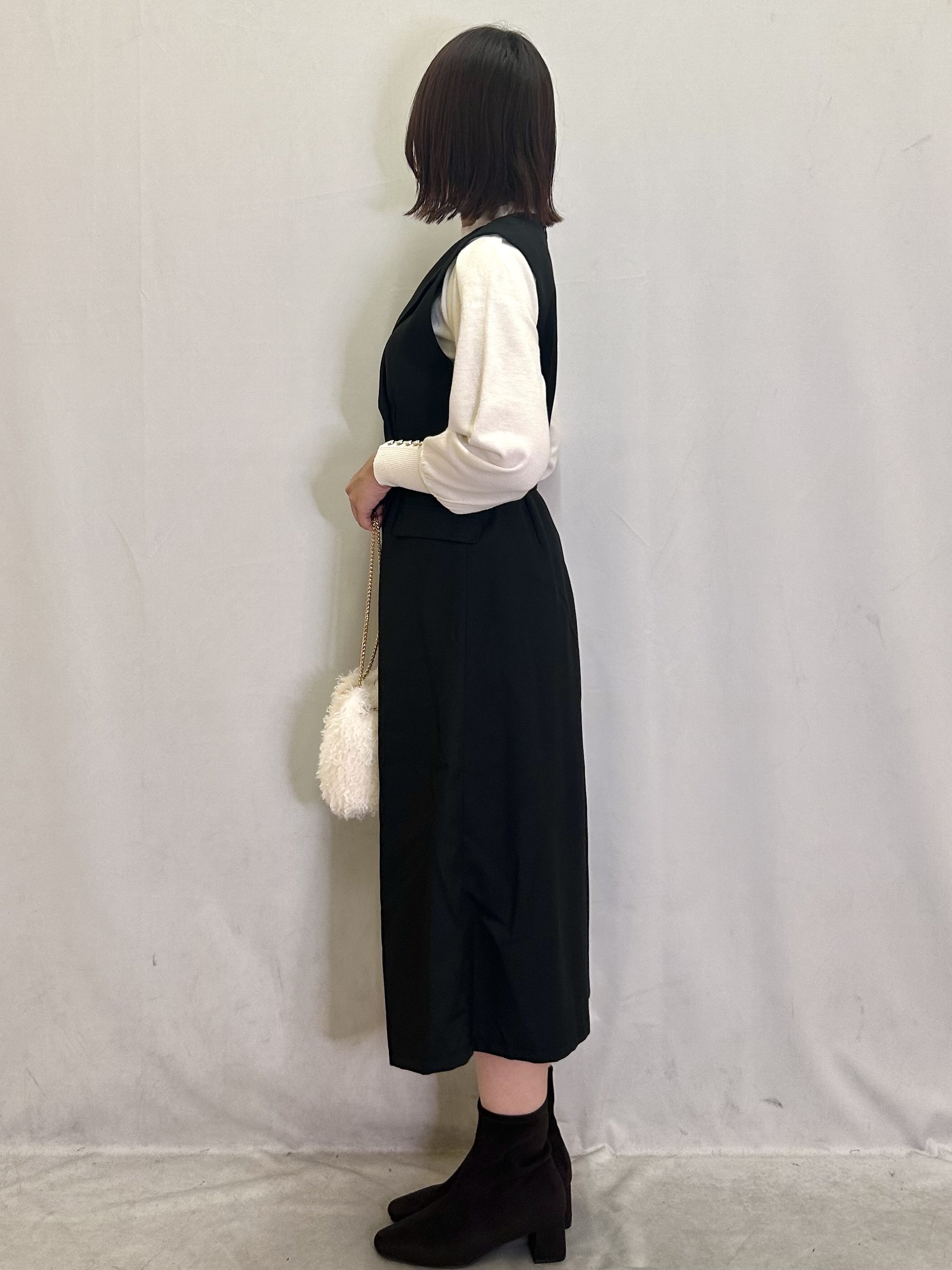 きららさんの「index｜カシミヤタッチハイネックニット【洗濯機OK／抗ピリング】」を使ったコーディネート