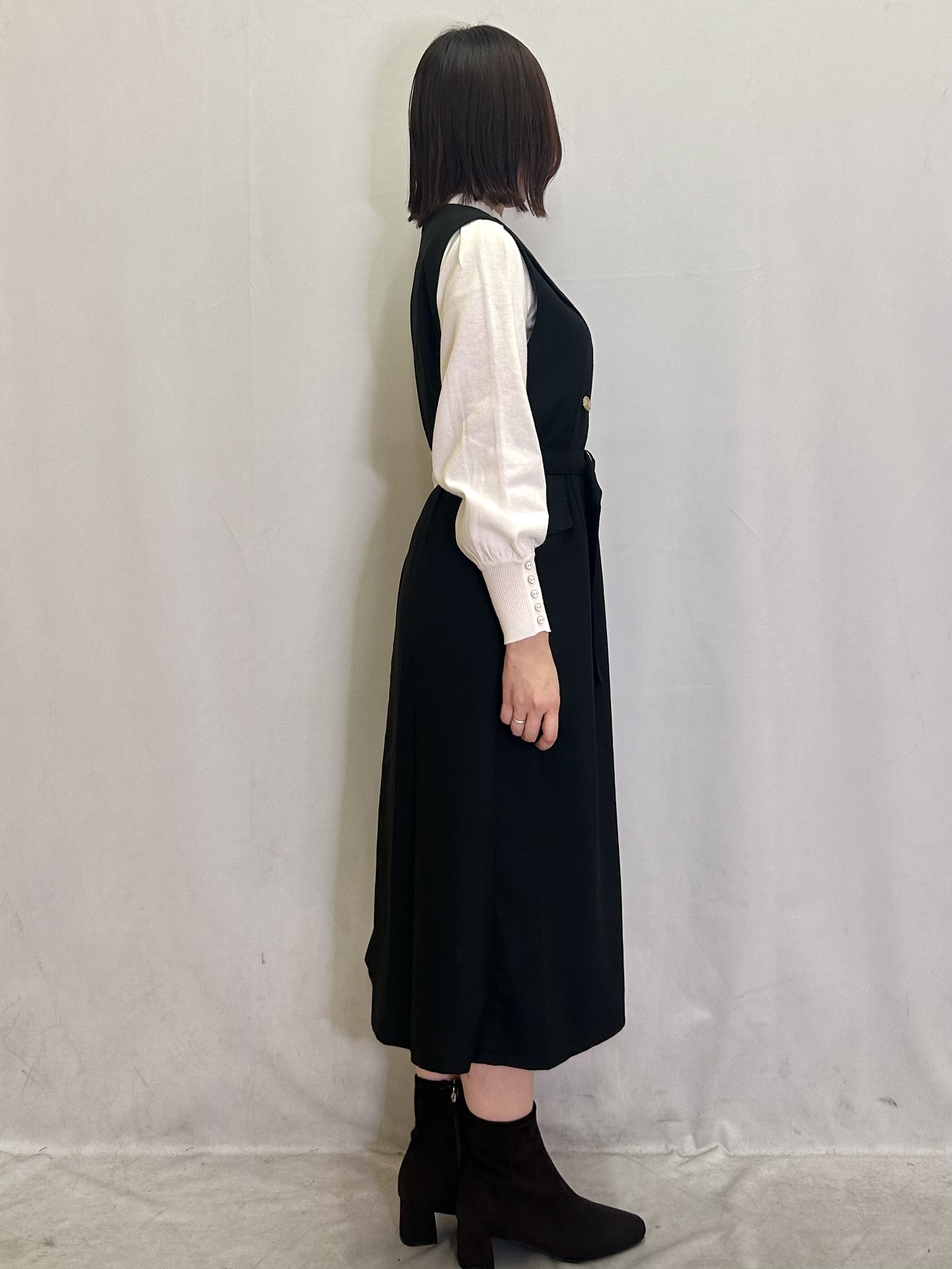きららさんの「index｜カシミヤタッチハイネックニット【洗濯機OK／抗ピリング】」を使ったコーディネート