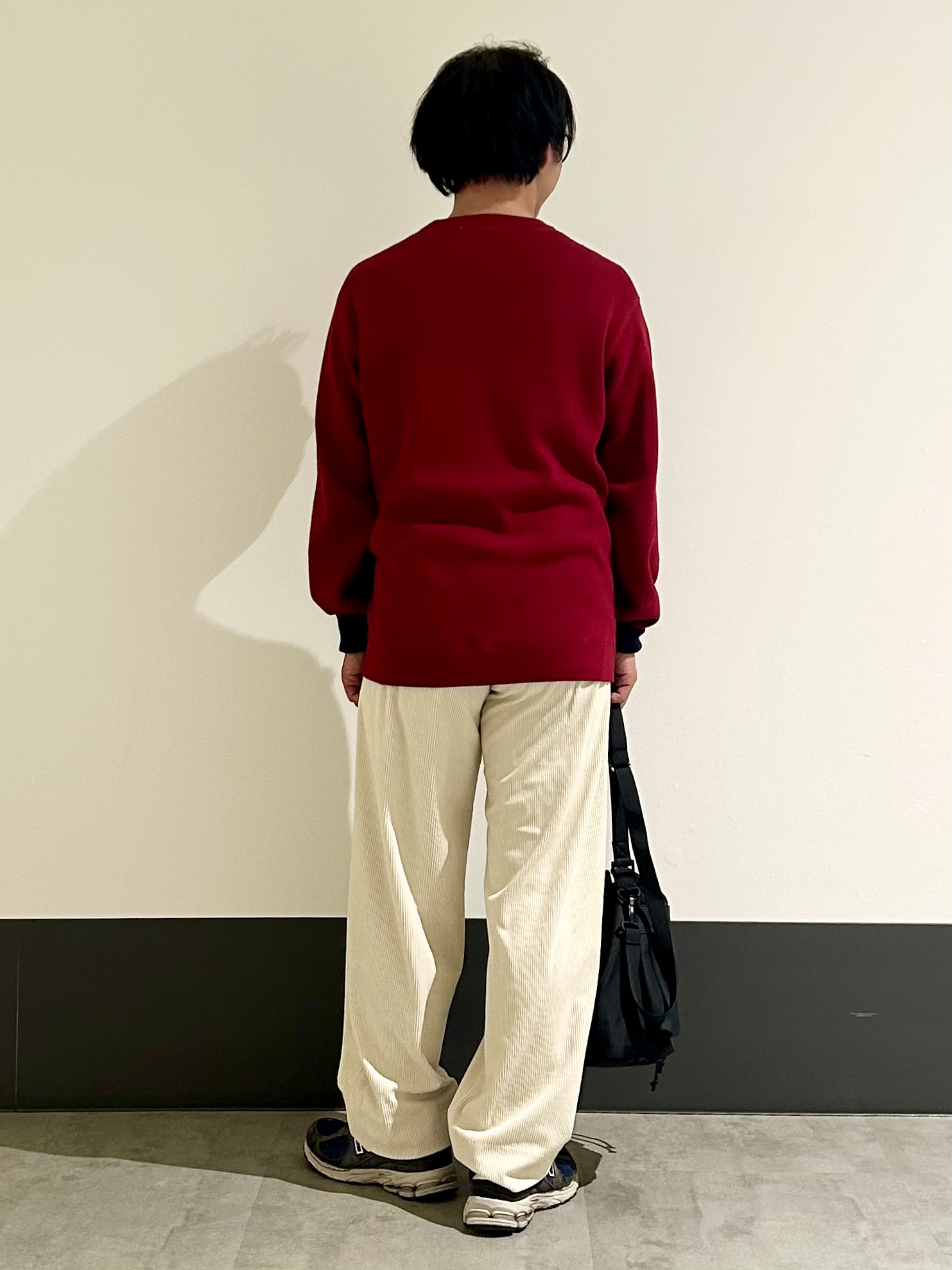 KENJI Iさんの「THE SHOP TK｜【秋から着られる】スウェットライクニット」を使ったコーディネート