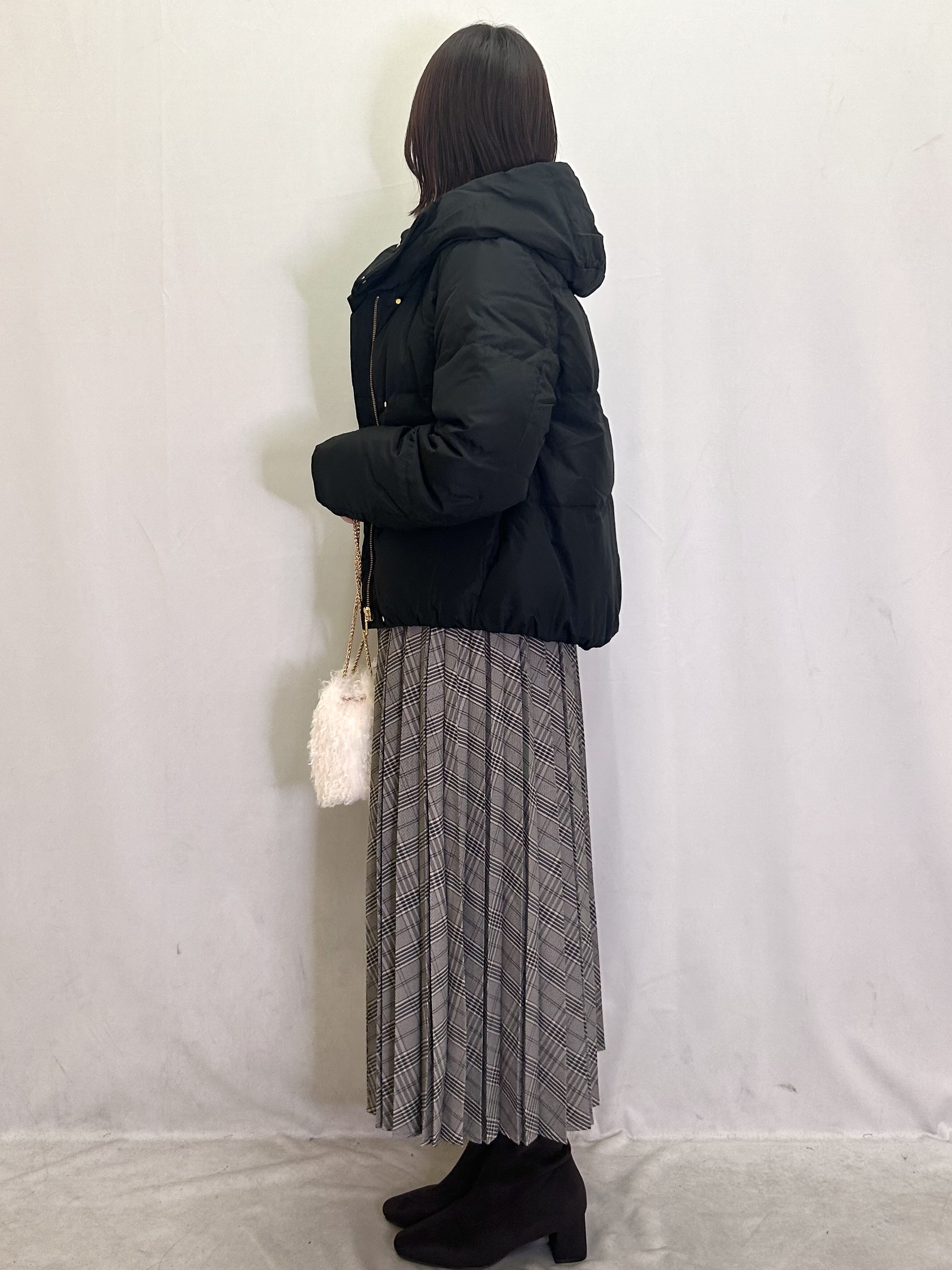 きららさんの「index｜河田ダウンショートコート 【洗濯機OK／静電気防止（裏地）／撥水／XS-3L】」を使ったコーディネート