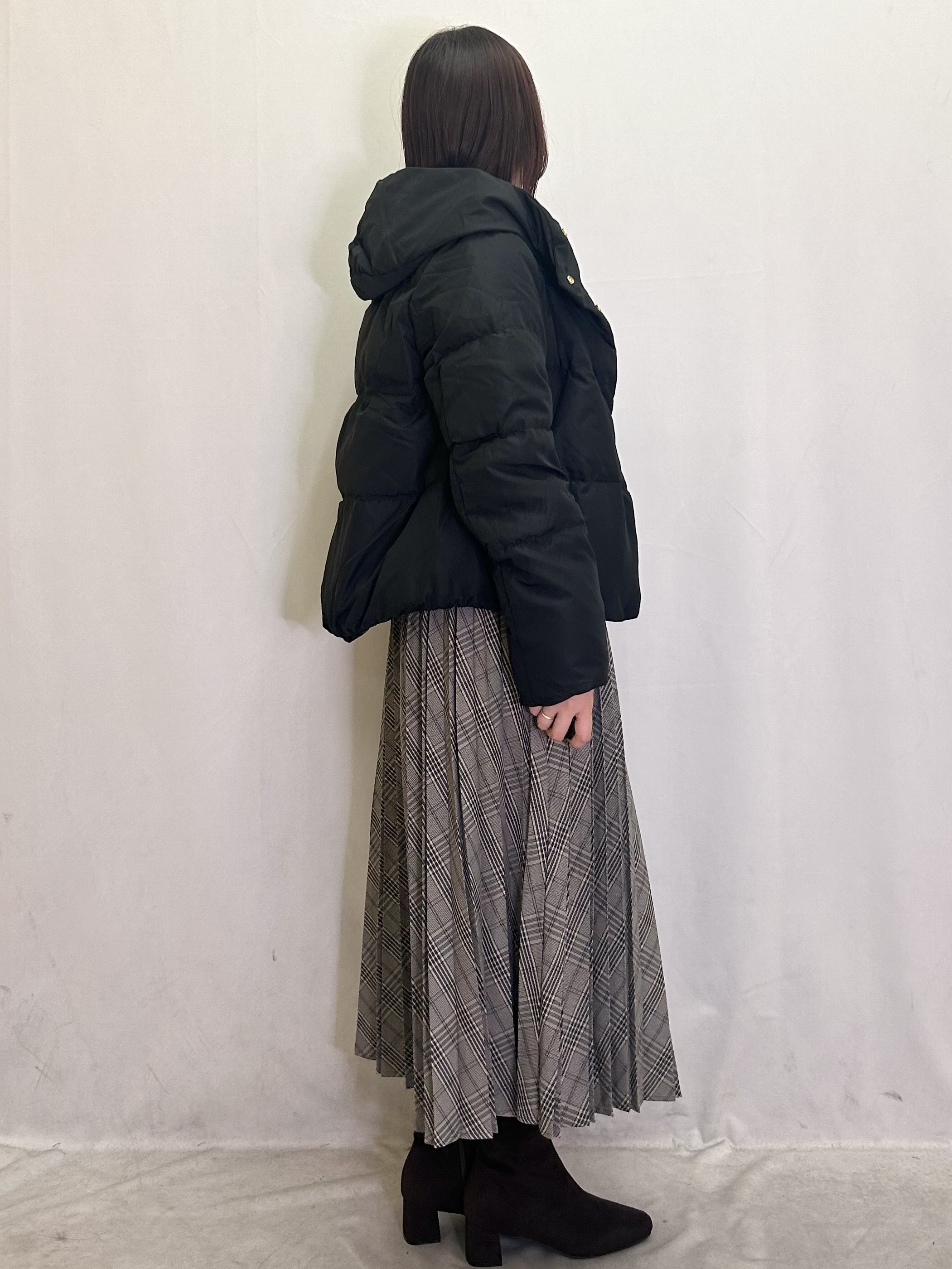 きららさんの「index｜河田ダウンショートコート 【洗濯機OK／静電気防止（裏地）／撥水／XS-3L】」を使ったコーディネート