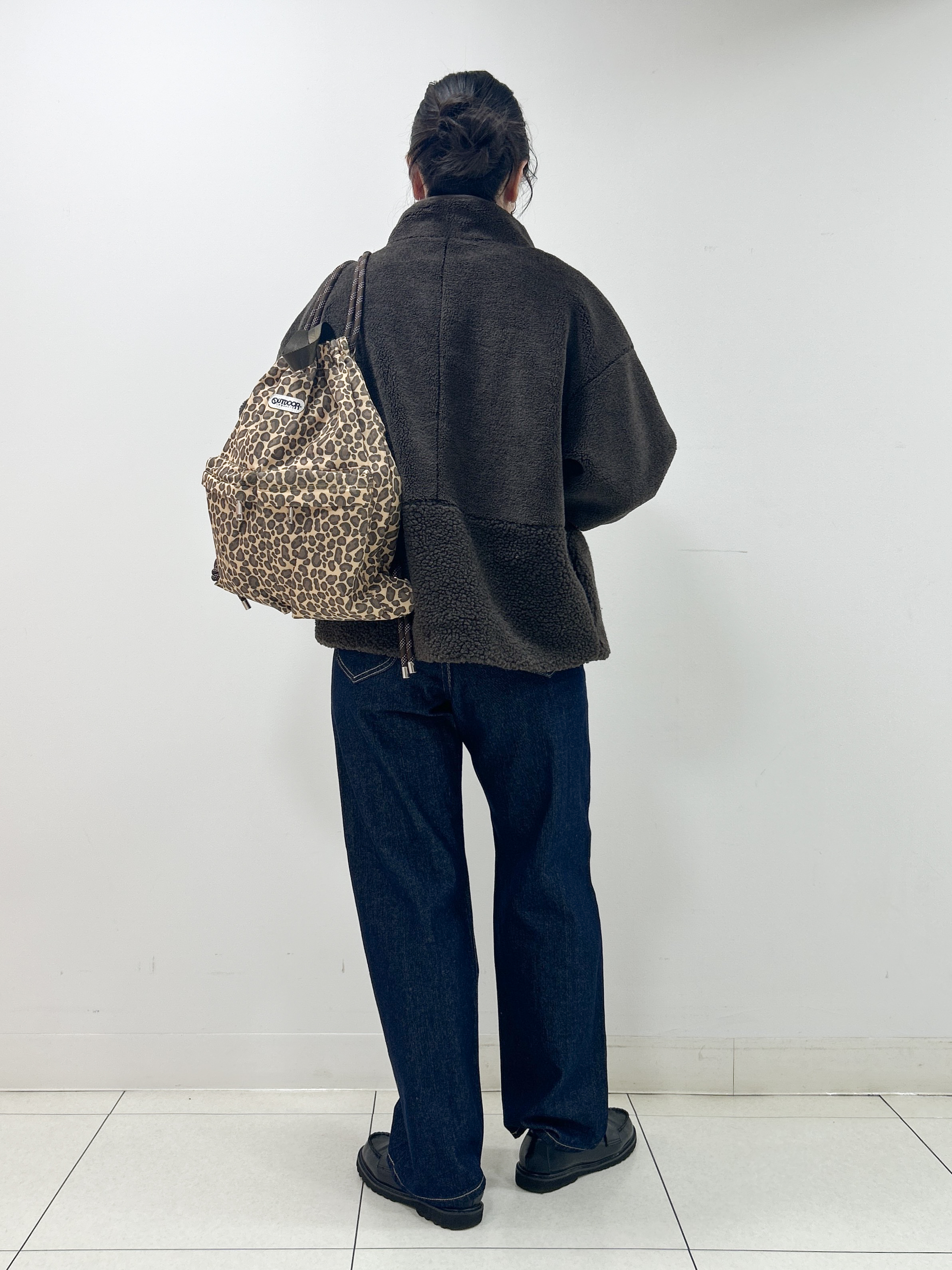 Kaiさんの「Dessin｜【ふわモコ】切替ボアスタンドカラーブルゾン」を使ったコーディネート
