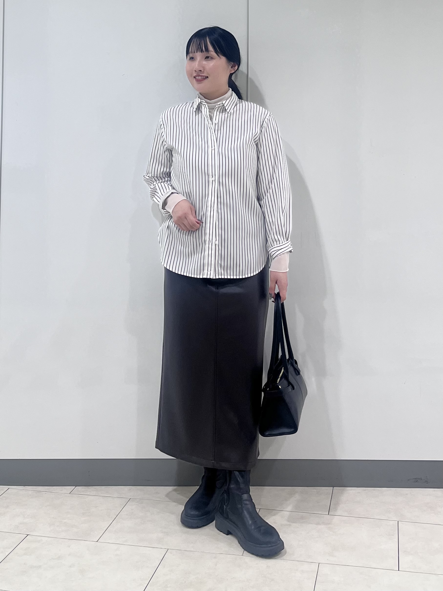 hasuさんの「INDIVI｜【スエード調】ステンカラーブルゾン」を使ったコーディネート