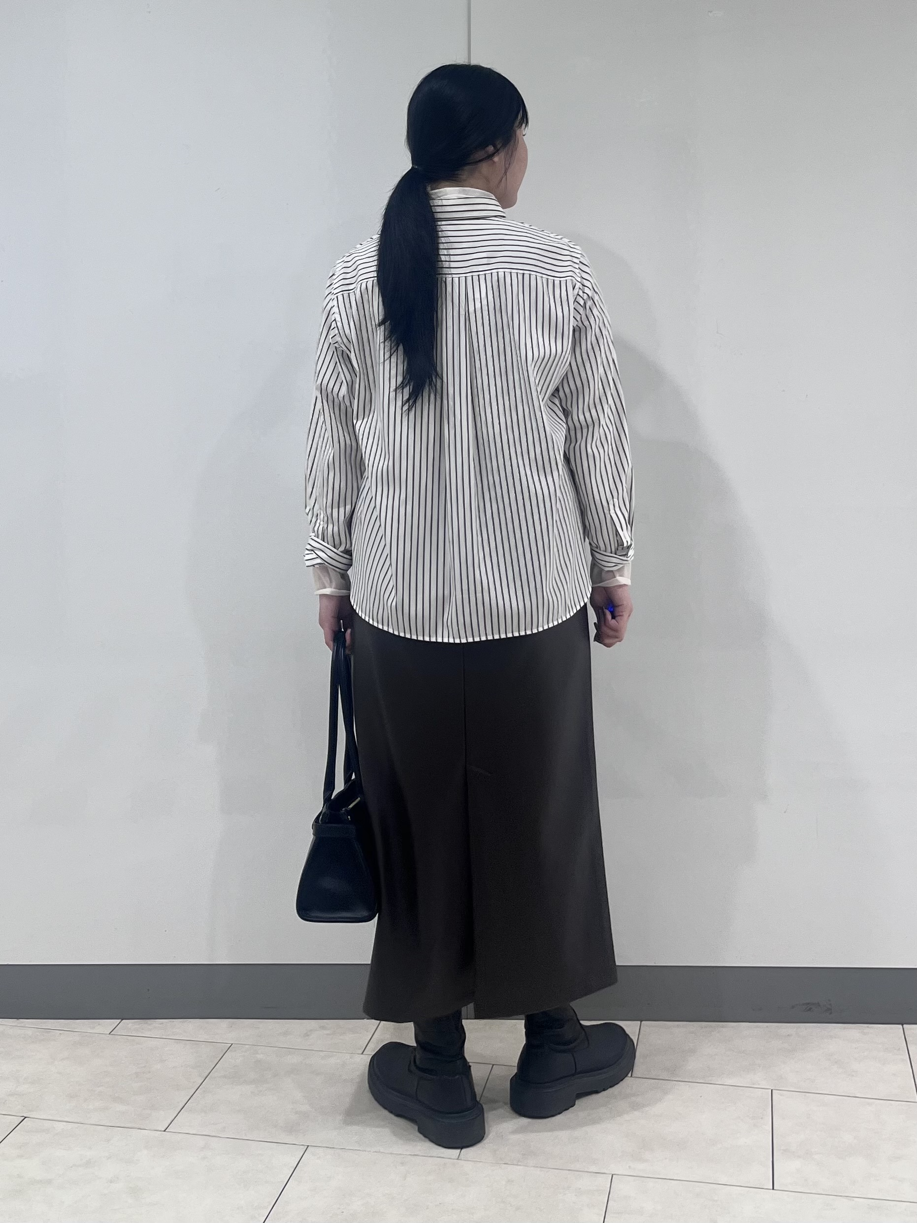 hasuさんの「INDIVI｜【スエード調】ステンカラーブルゾン」を使ったコーディネート