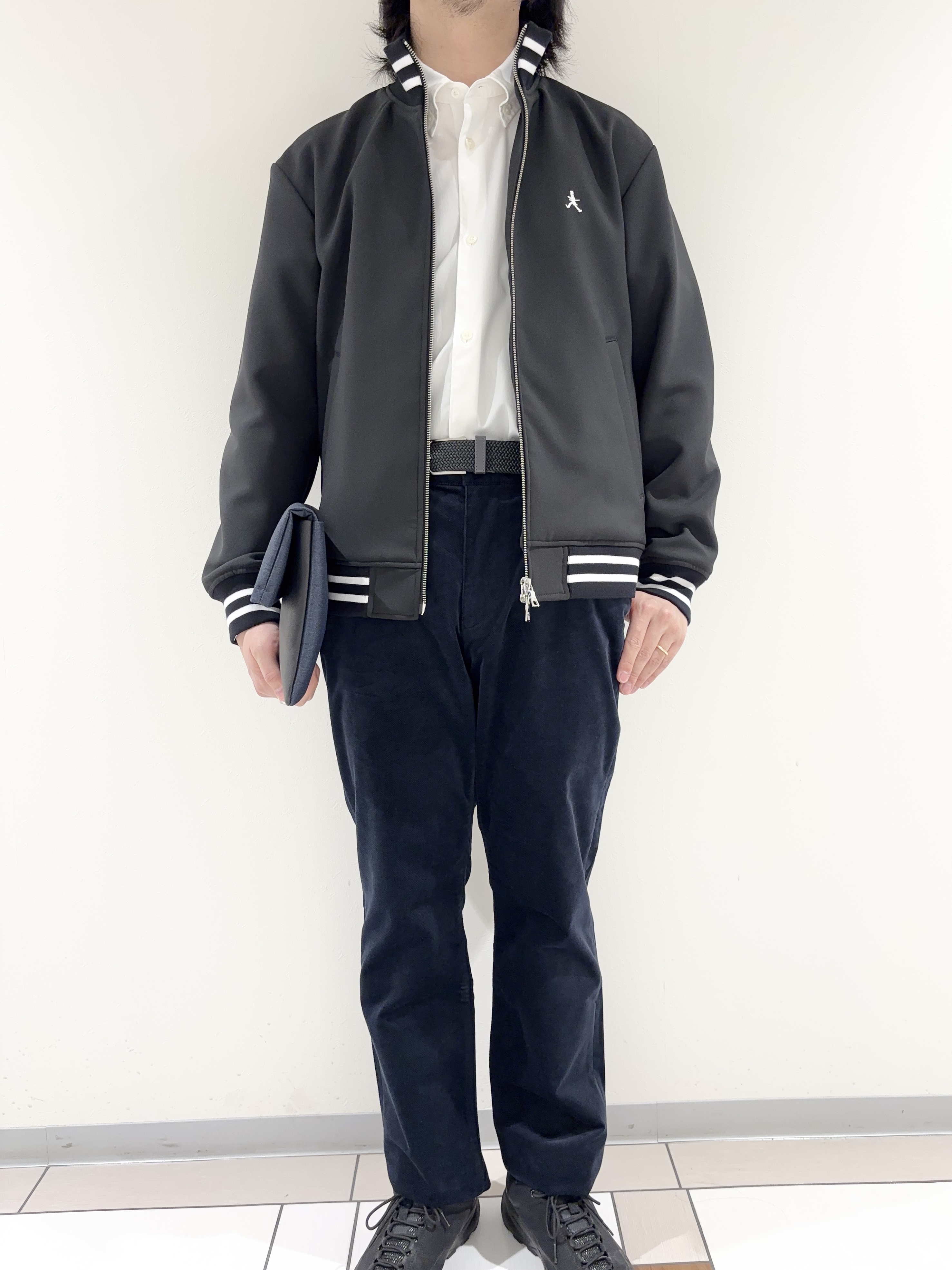 及川さんの「TAKEO KIKUCHI｜【BOWLER HAT LABEL】ダウンファブリック トラックジャケット」を使ったコーディネート
