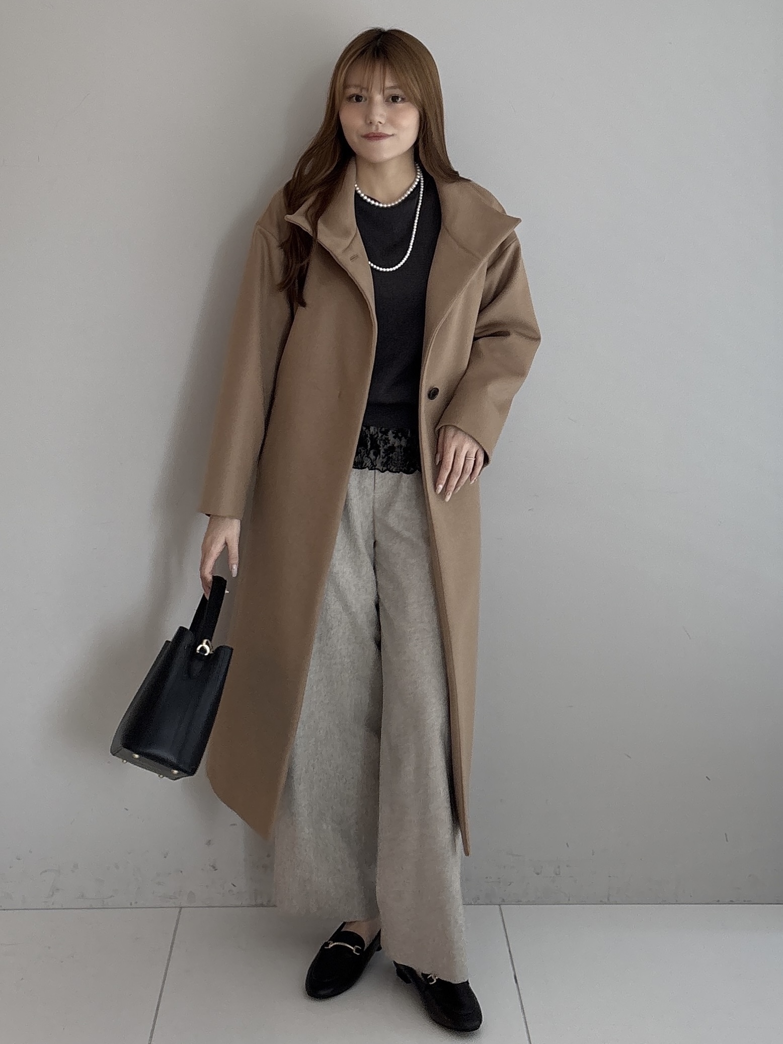 sayaさんの「UNTITLED｜【店頭人気！/8色展開】ボリュームスリーブニットプルオーバー」を使ったコーディネート