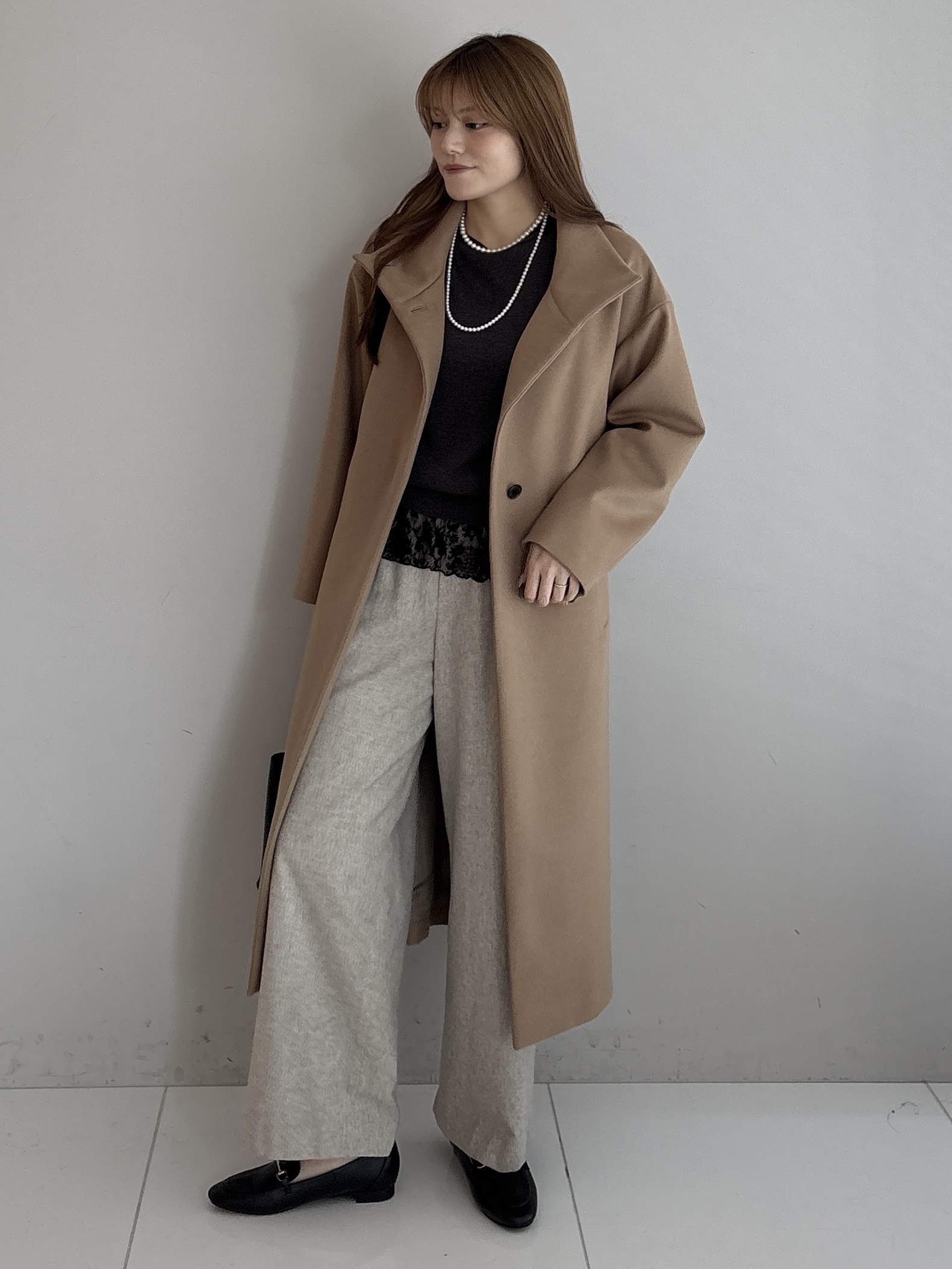 sayaさんの「UNTITLED｜【店頭人気！/8色展開】ボリュームスリーブニットプルオーバー」を使ったコーディネート