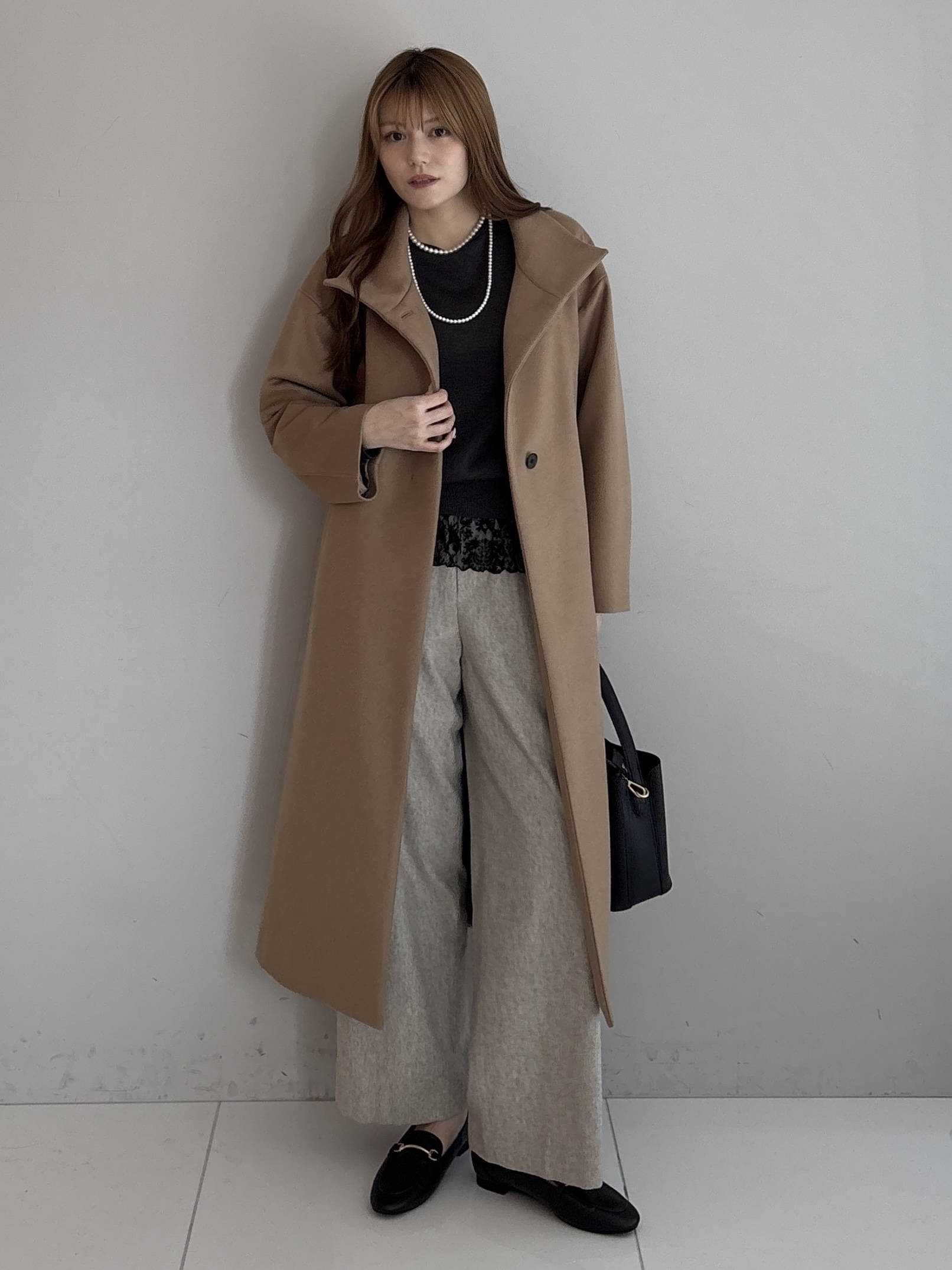 sayaさんの「UNTITLED｜【店頭人気！/8色展開】ボリュームスリーブニットプルオーバー」を使ったコーディネート