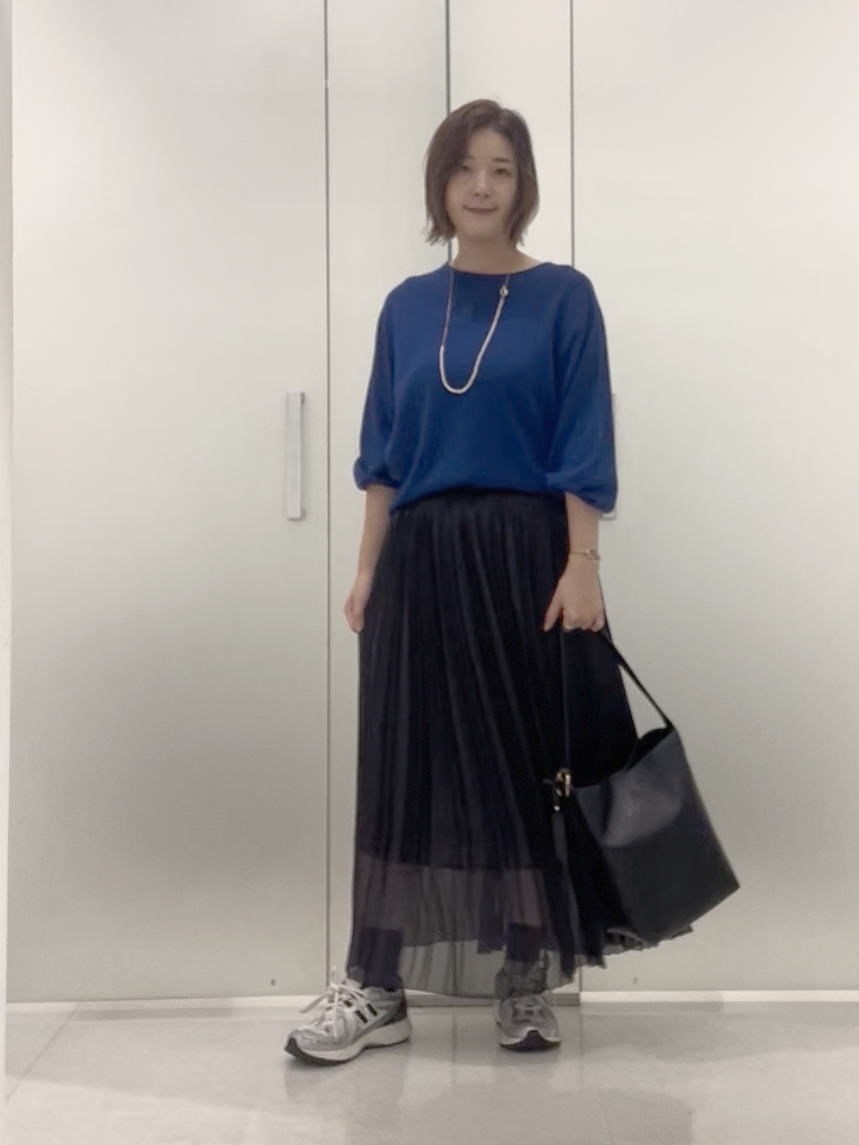 まどかさんの「UNTITLED｜【店頭人気！/8色展開】ボリュームスリーブニットプルオーバー」を使ったコーディネート