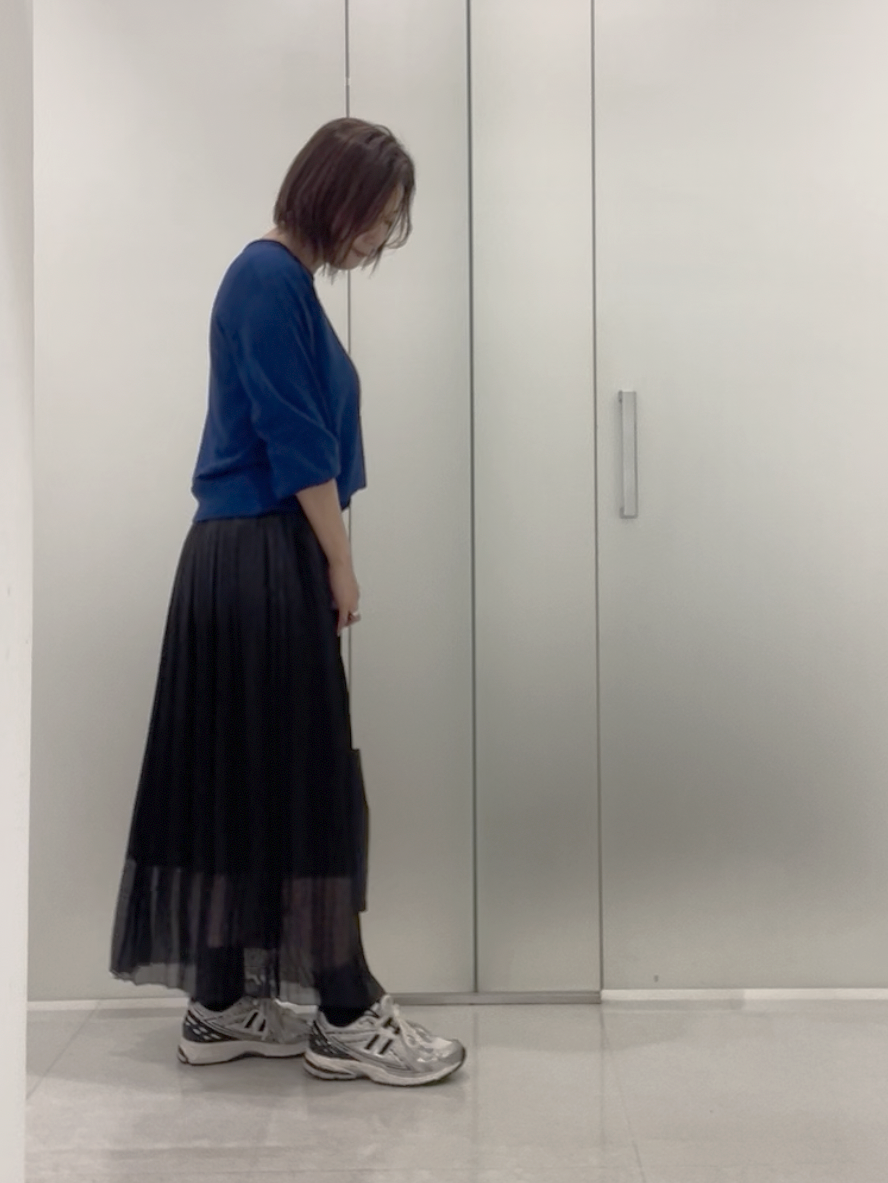 まどかさんの「UNTITLED｜【店頭人気！/8色展開】ボリュームスリーブニットプルオーバー」を使ったコーディネート