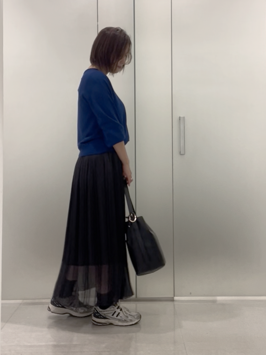 まどかさんの「UNTITLED｜【店頭人気！/8色展開】ボリュームスリーブニットプルオーバー」を使ったコーディネート