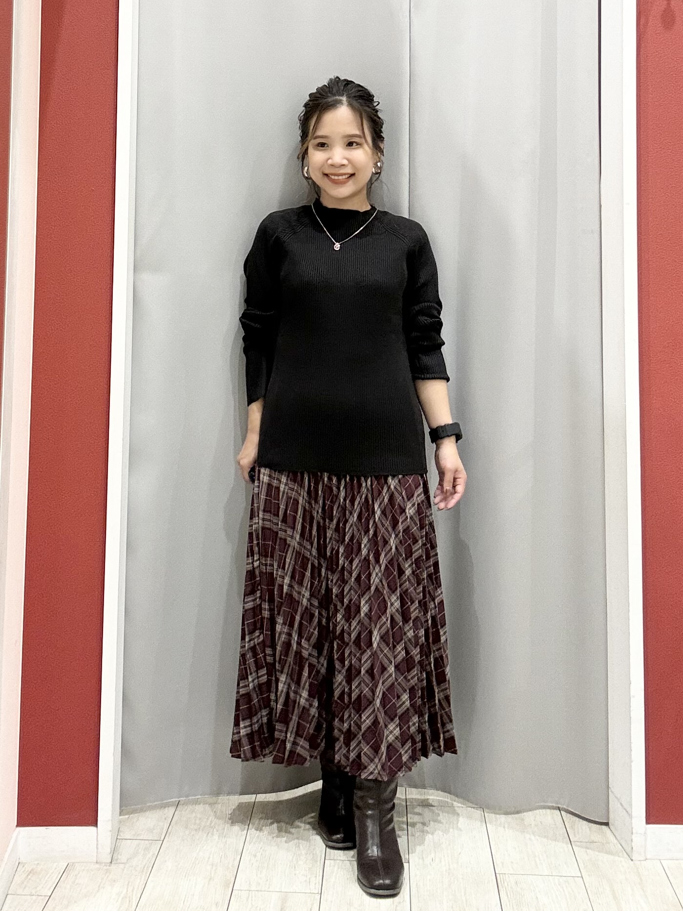 shioさんの「SHOO･LA･RUE｜【洗濯機可/撥水/マルチWAY】ファーライナー付き 毎日欲張りマンパ」を使ったコーディネート