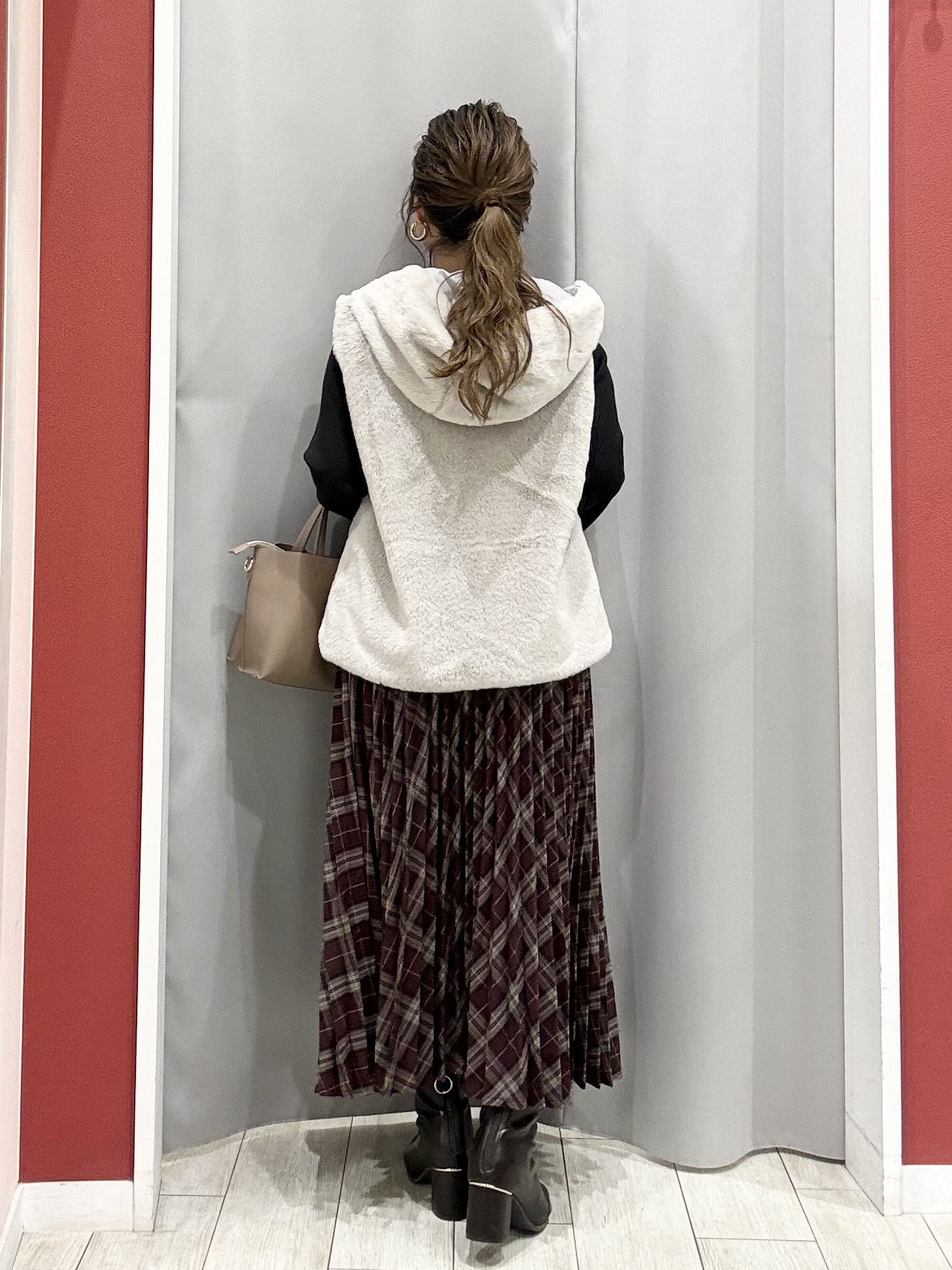 shioさんの「SHOO･LA･RUE｜【洗濯機可/撥水/マルチWAY】ファーライナー付き 毎日欲張りマンパ」を使ったコーディネート