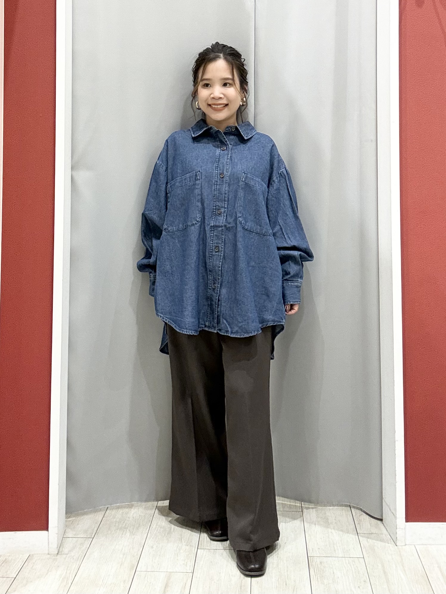 shioさんの「SHOO･LA･RUE｜【洗濯機可/撥水/マルチWAY】ファーライナー付き 毎日欲張りマンパ」を使ったコーディネート