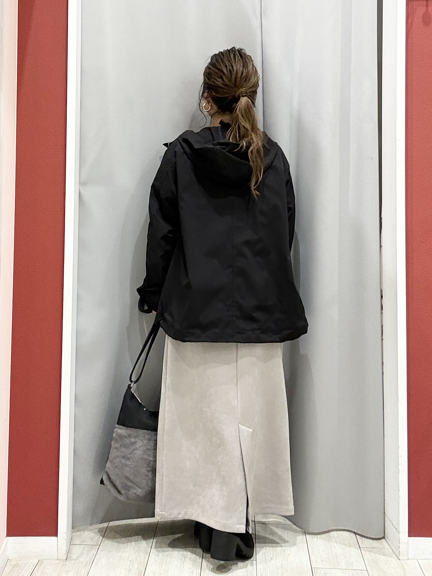 shioさんの「SHOO･LA･RUE｜【洗濯機可/撥水/マルチWAY】ファーライナー付き 毎日欲張りマンパ」を使ったコーディネート