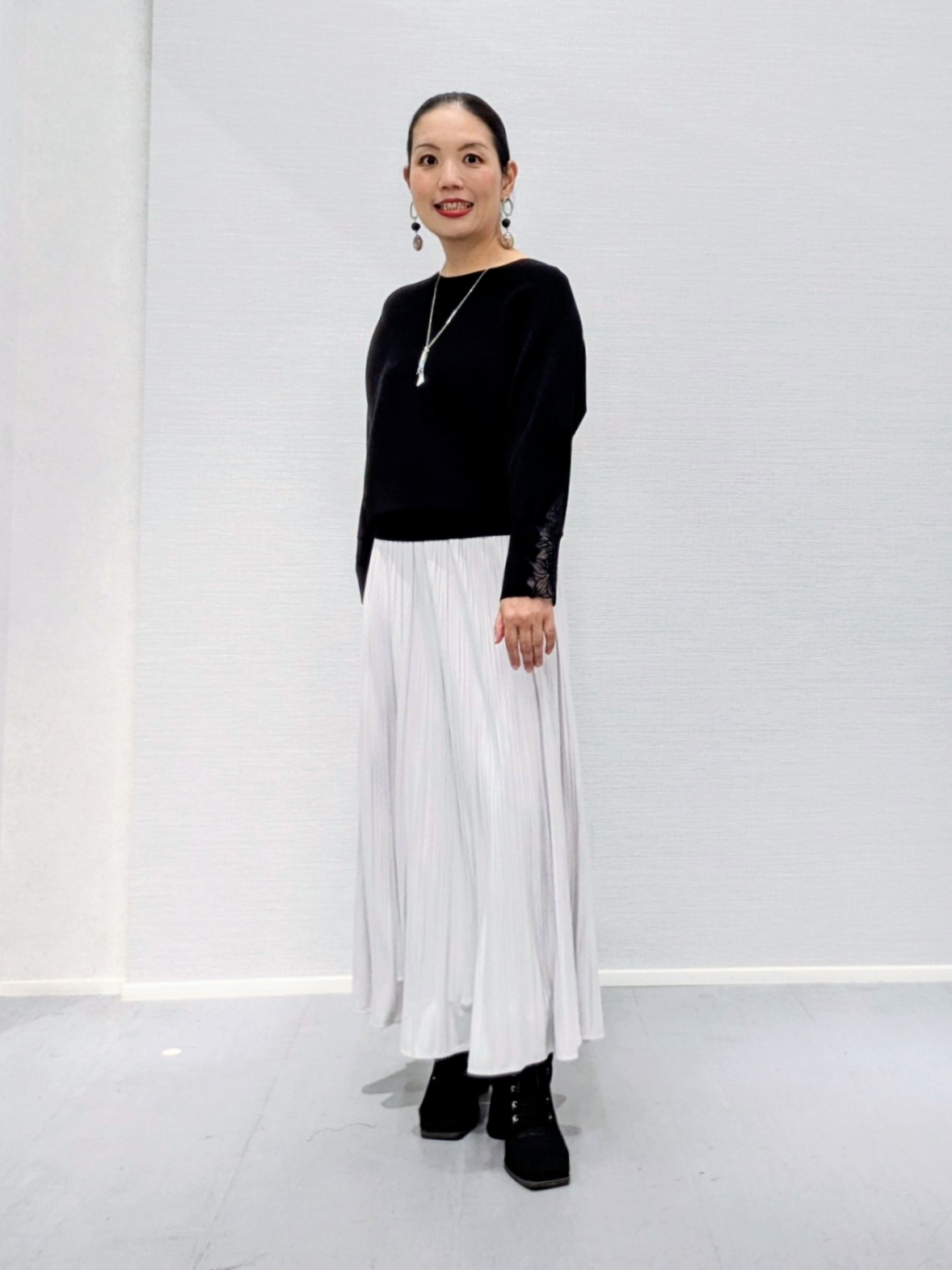 makkyさんの「UNTITLED｜【軽アウター/中綿/秋冬コート】ショートブルゾン」を使ったコーディネート