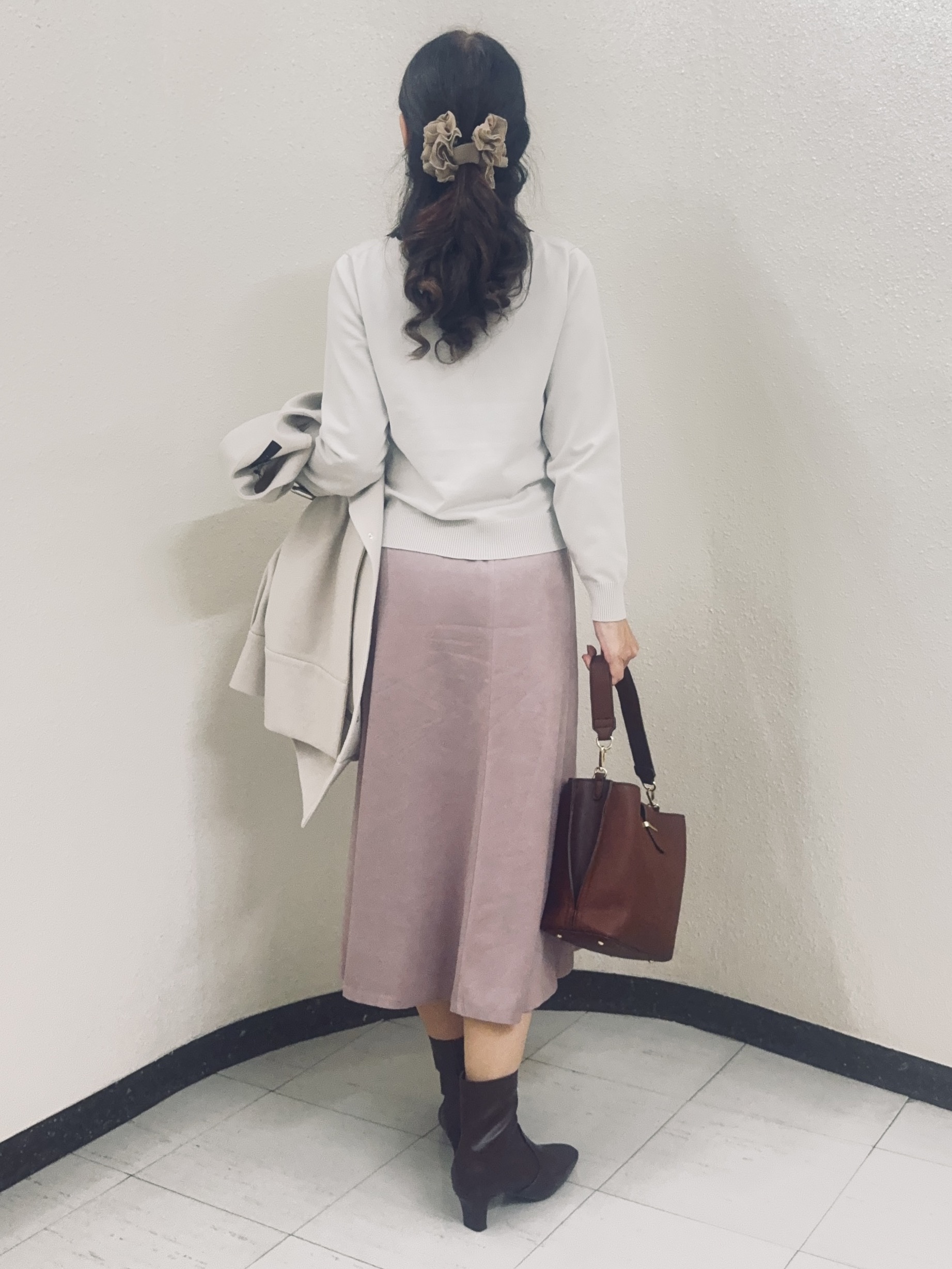 ⭐︎Eimi⭐︎さんの「Reflect｜【付け衿】レース衿付きストレッチニット」を使ったコーディネート