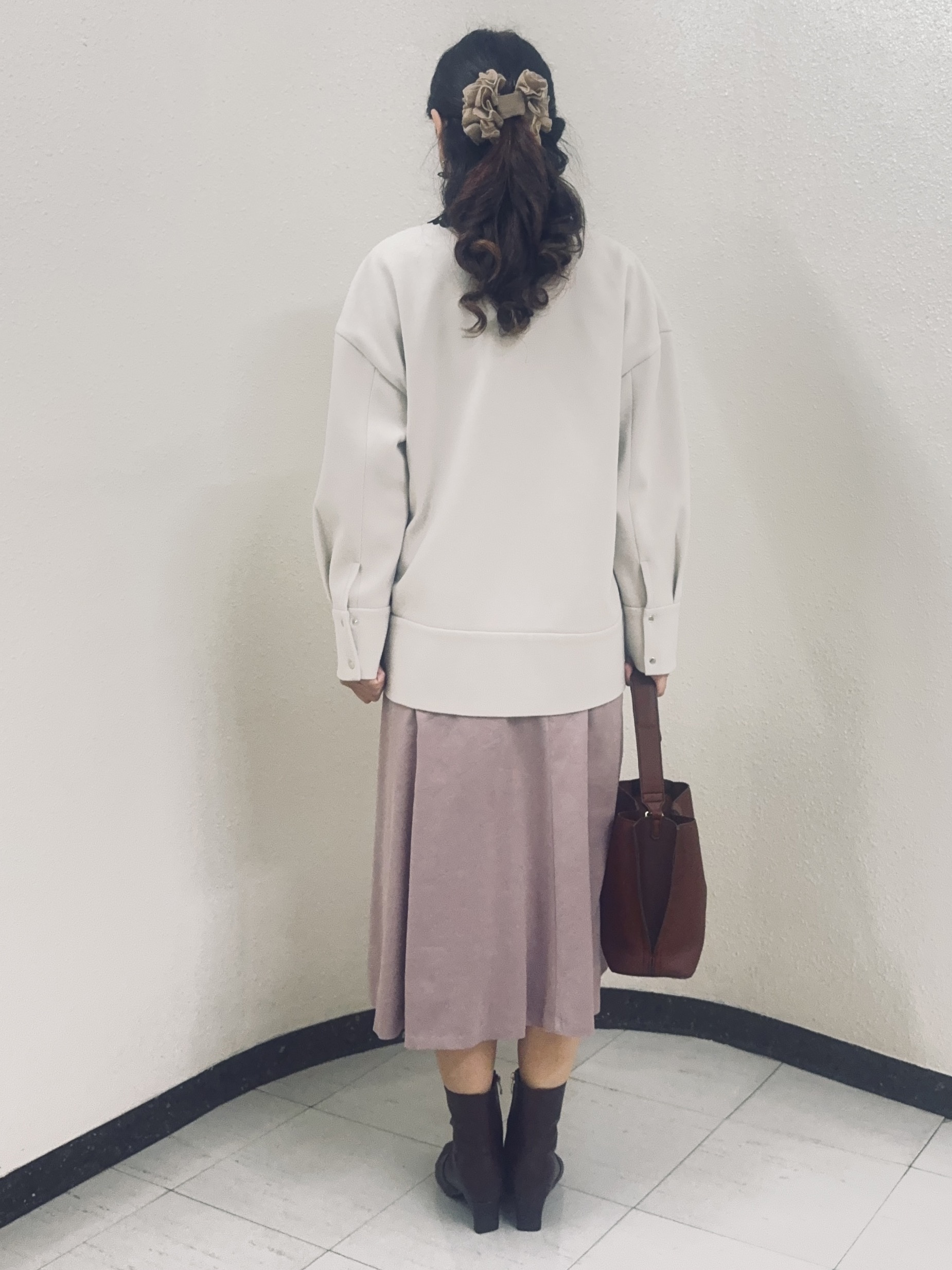 ⭐︎Eimi⭐︎さんの「Reflect｜【付け衿】レース衿付きストレッチニット」を使ったコーディネート